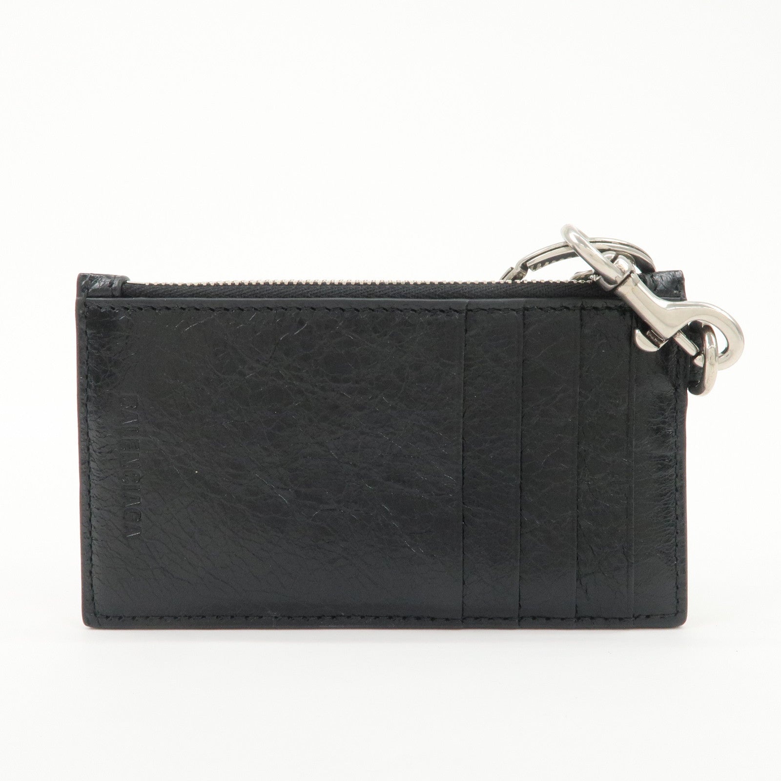 BALENCIAGA Le Cagole Leather Card Holder Fragment Case 764324