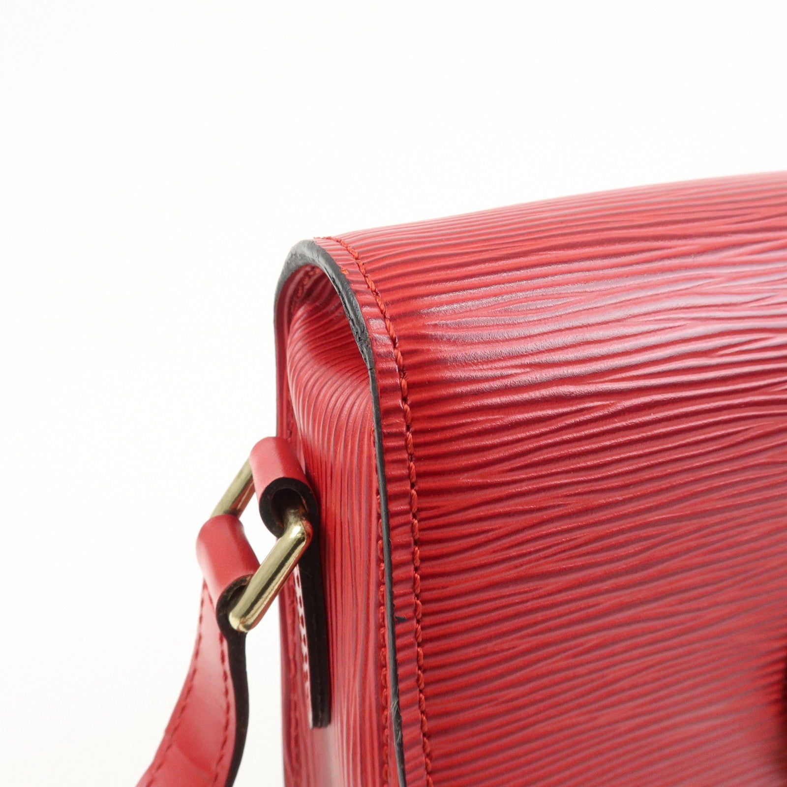 Louis Vuitton Epi Mini Saint Cloud Shoulder Bag Red M52217