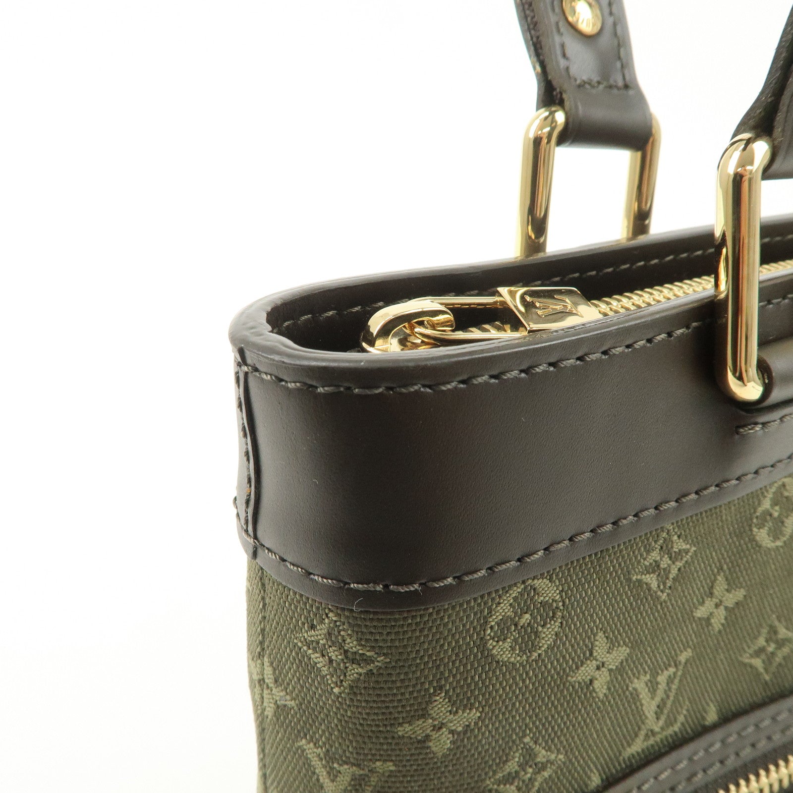 Louis Vuitton Monogram Mini Lucille PM Hand Bag TST Khaki M92682
