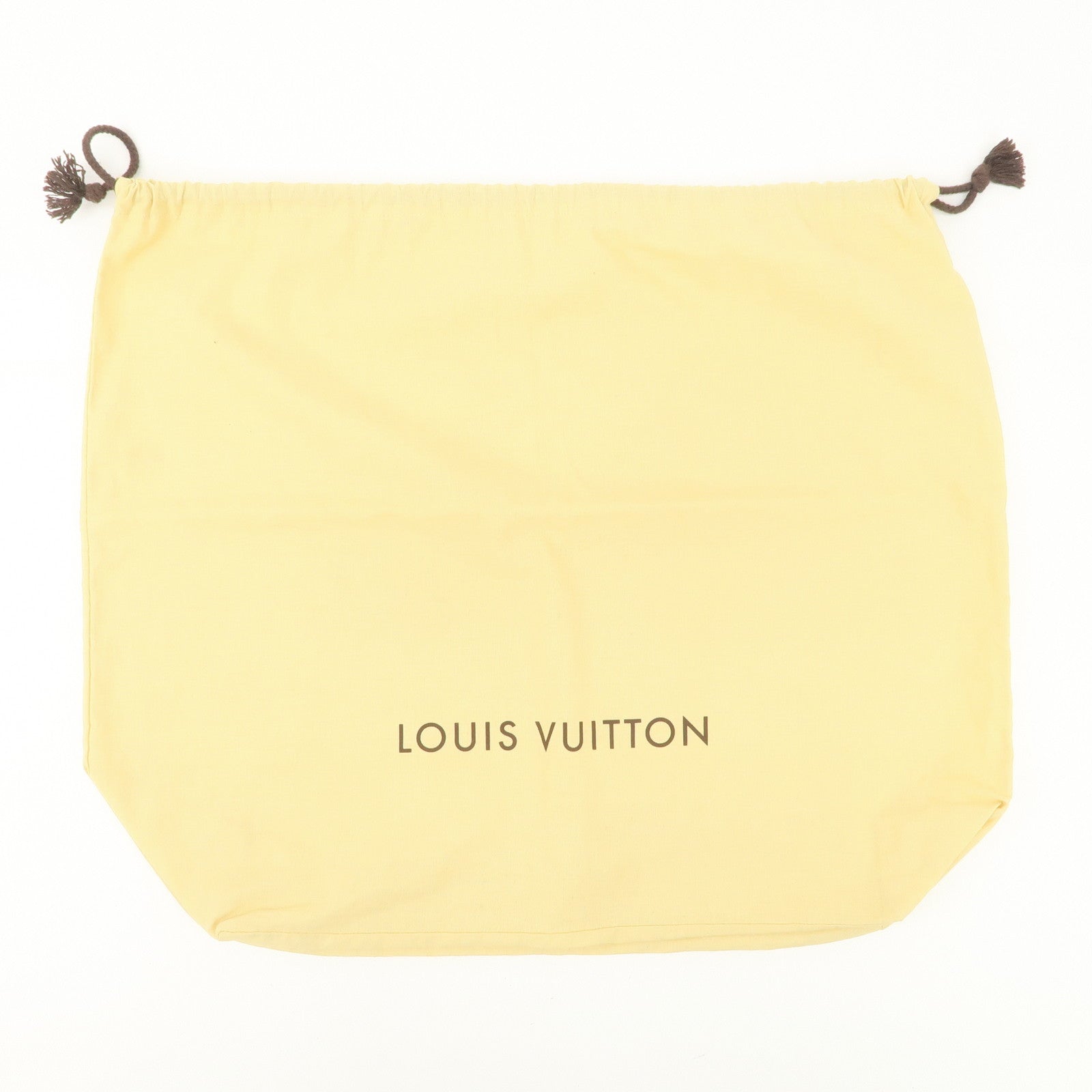 Louis Vuitton Set of 10 Dust Bag Storage Bag Drawstring Style Beige Used