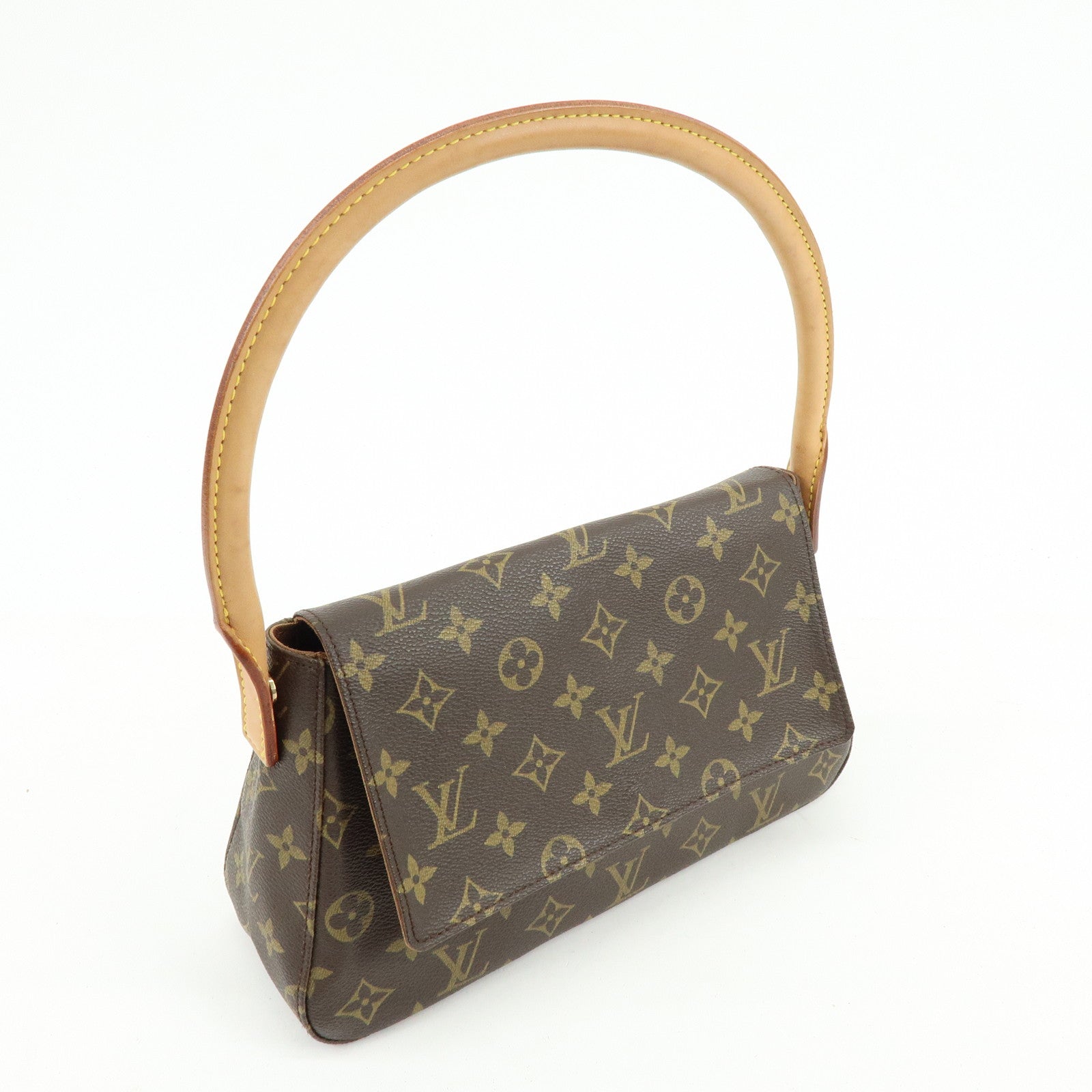 Louis Vuitton Monogram Mini Looping Shoulder Bag Brown M51147