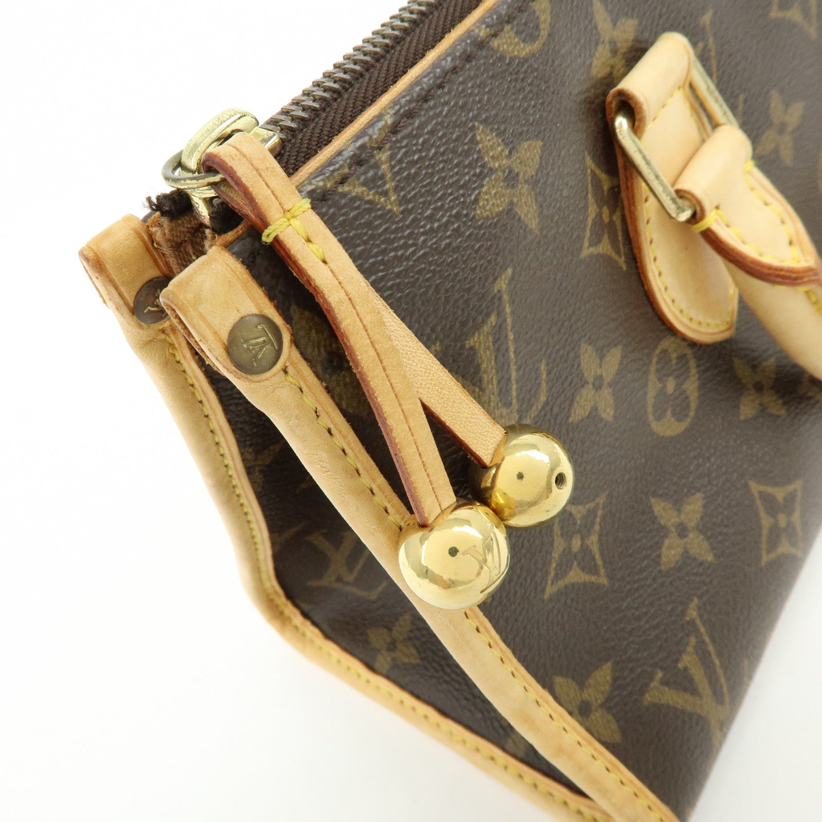 Louis Vuitton Monogram Popincourt Hand Bag Brown M40009