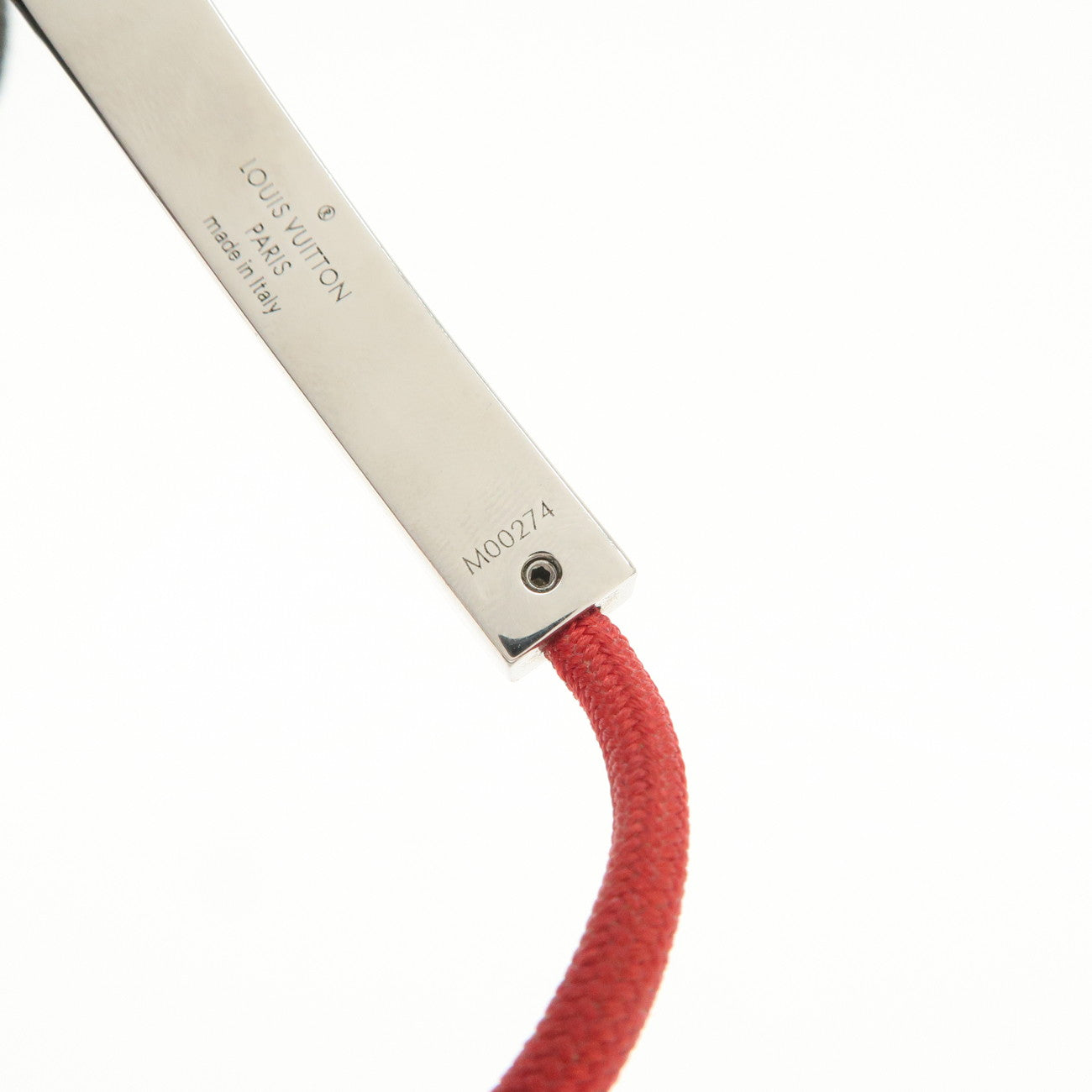 Louis Vuitton Bracelet LV Space Red Silver M00274