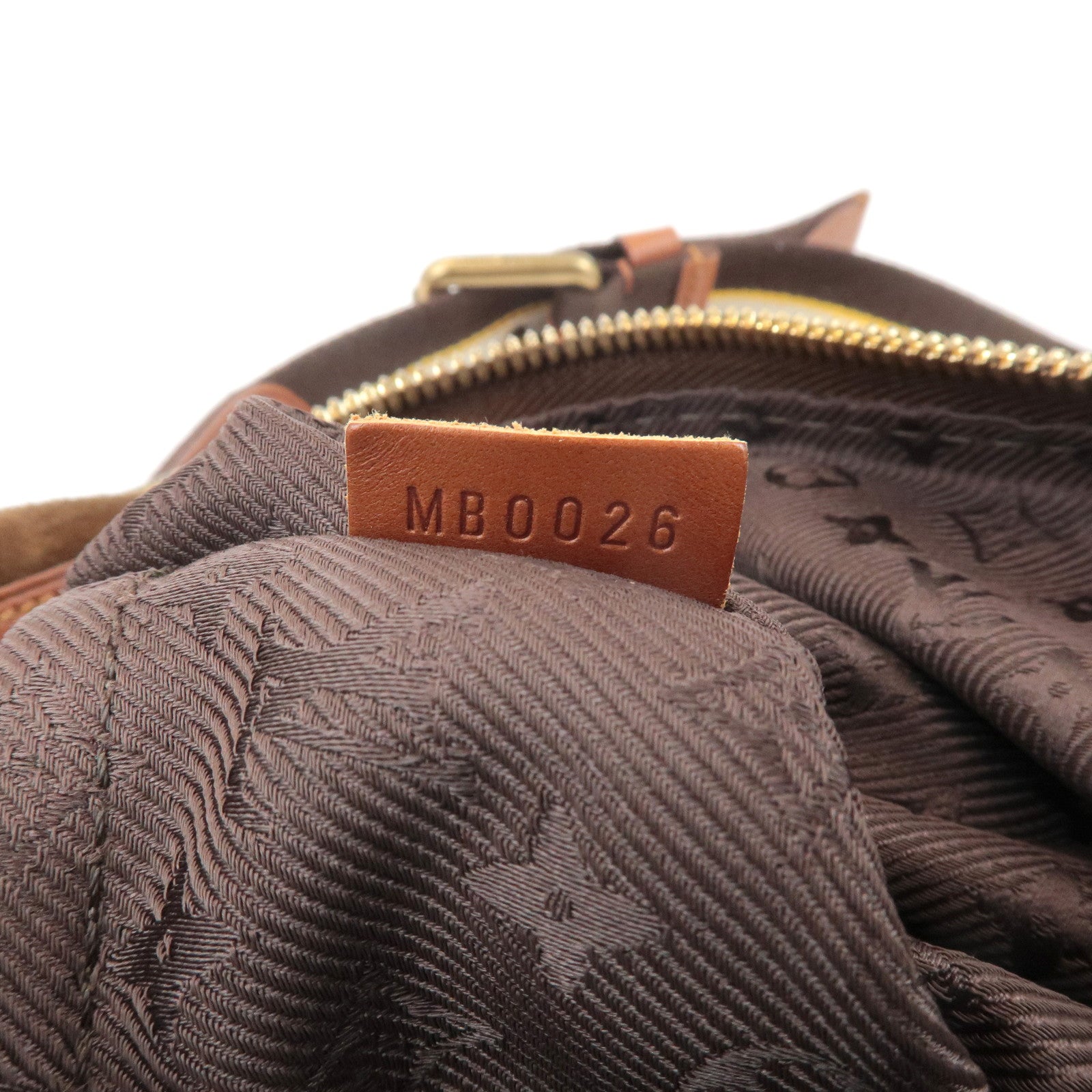Louis Vuitton Monogram Suede Onata GM Shoulder Bag Cacao M95120 Used