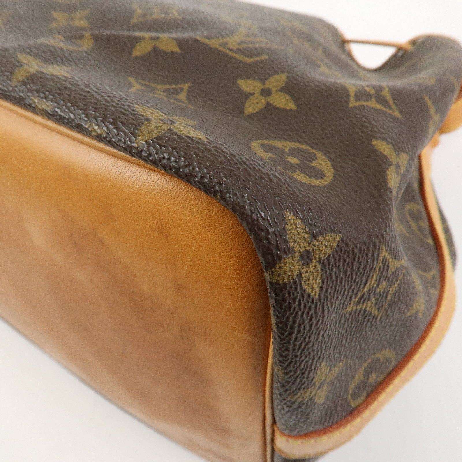 Louis Vuitton Monogram Petit Noe Shoulder Bag Brown M42226