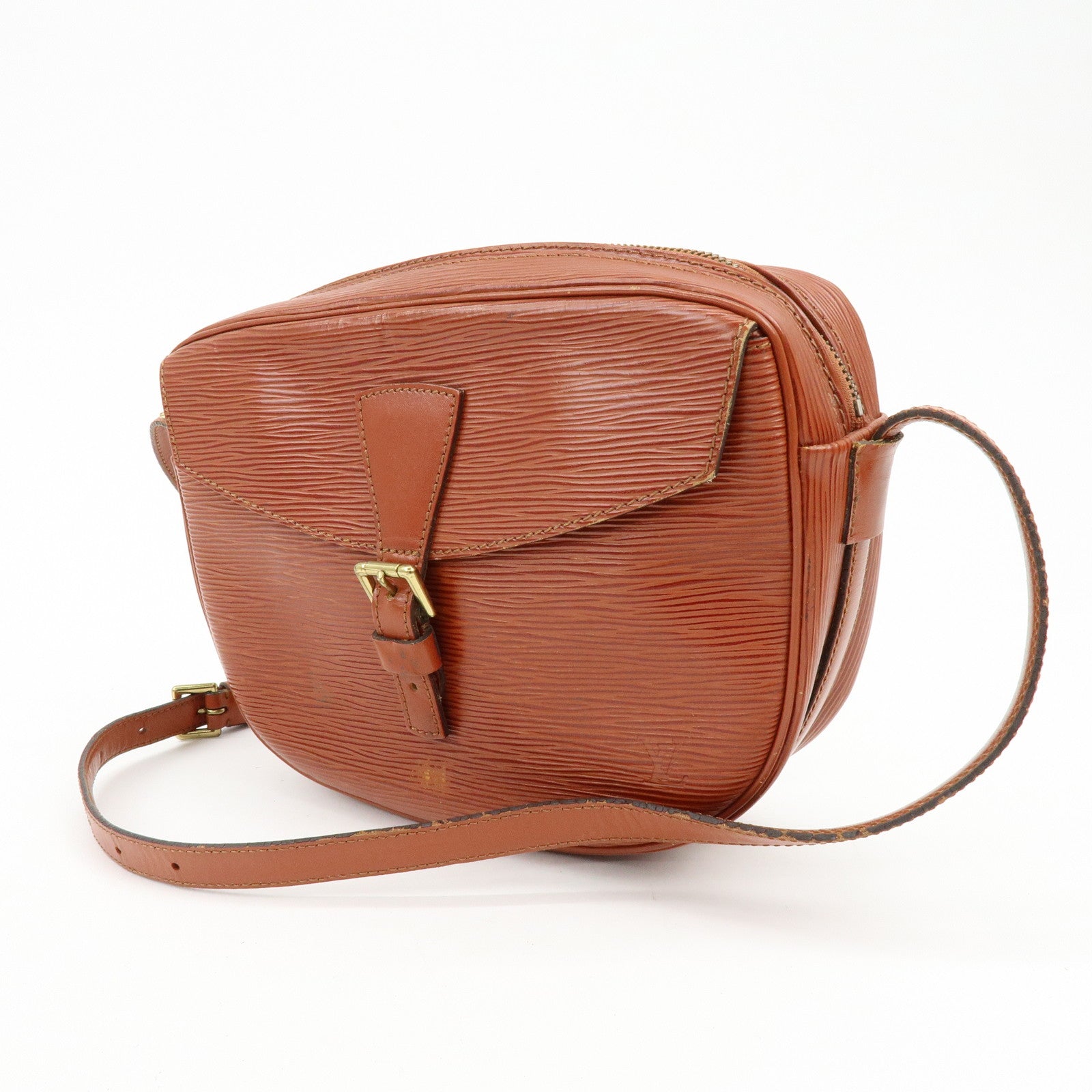 Louis Vuitton Epi Jeune Fille Shoulder Bag Kenya Brown M52153