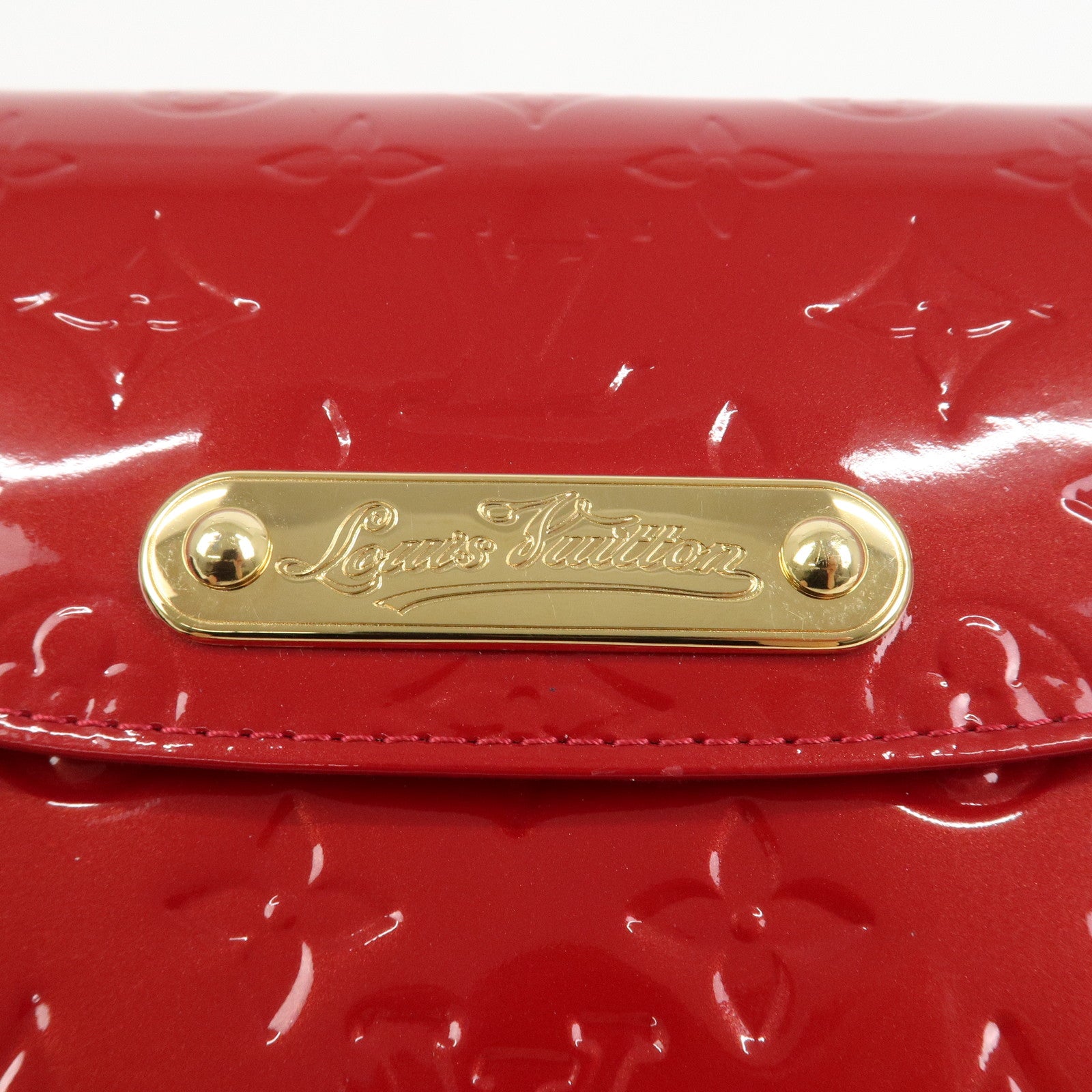 Louis Vuitton Monogram Vernis Rodeo Drive Shoulder Bag Red M93599