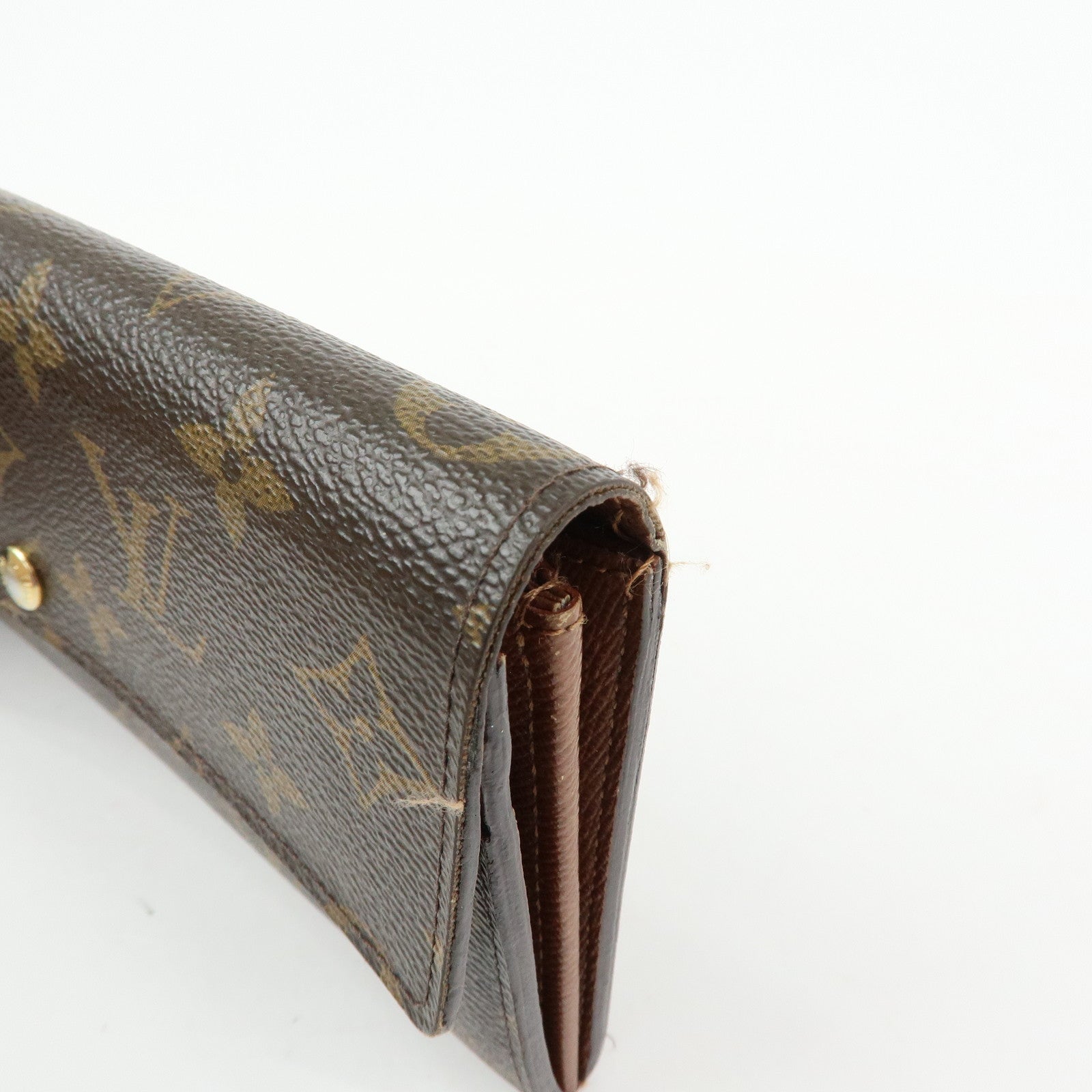 Louis Vuitton Monogram Portefeuille Sarah Long Wallet Brown M61734