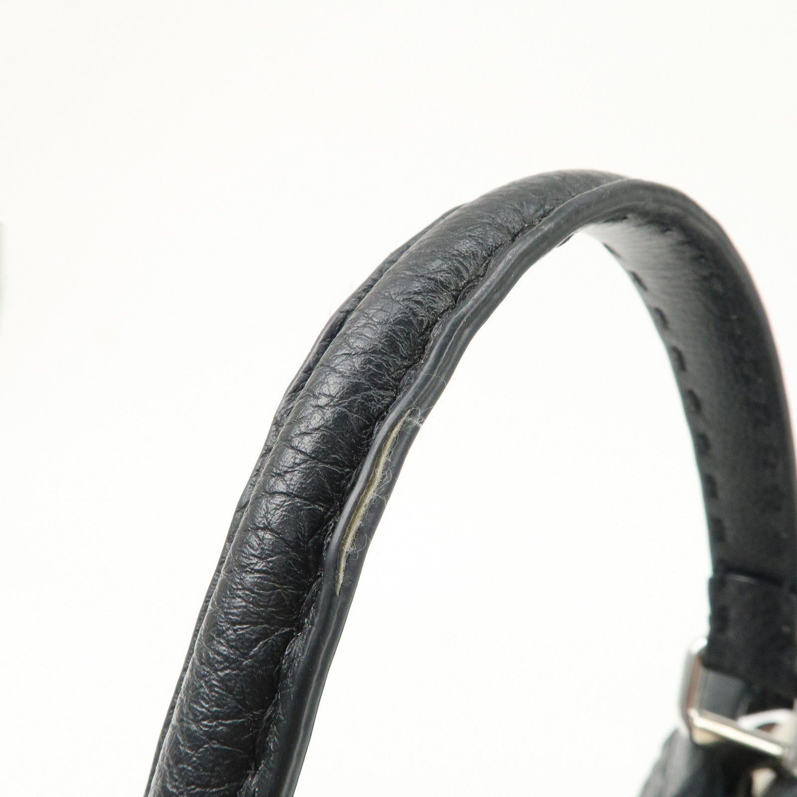 FENDI Selleria Peekaboo Regular Leather 2Way Shoulder Bag 8BN290 Used