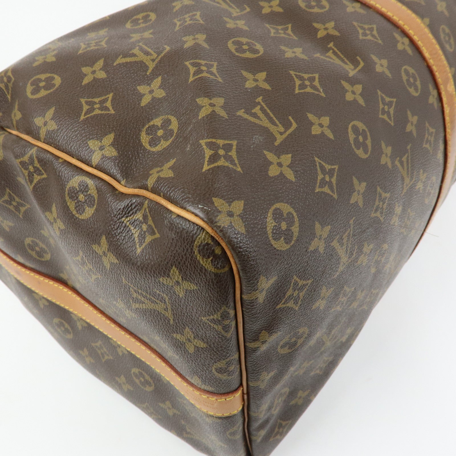 Louis Vuitton Monogram Keep All 60 Boston Bag Brown M41422