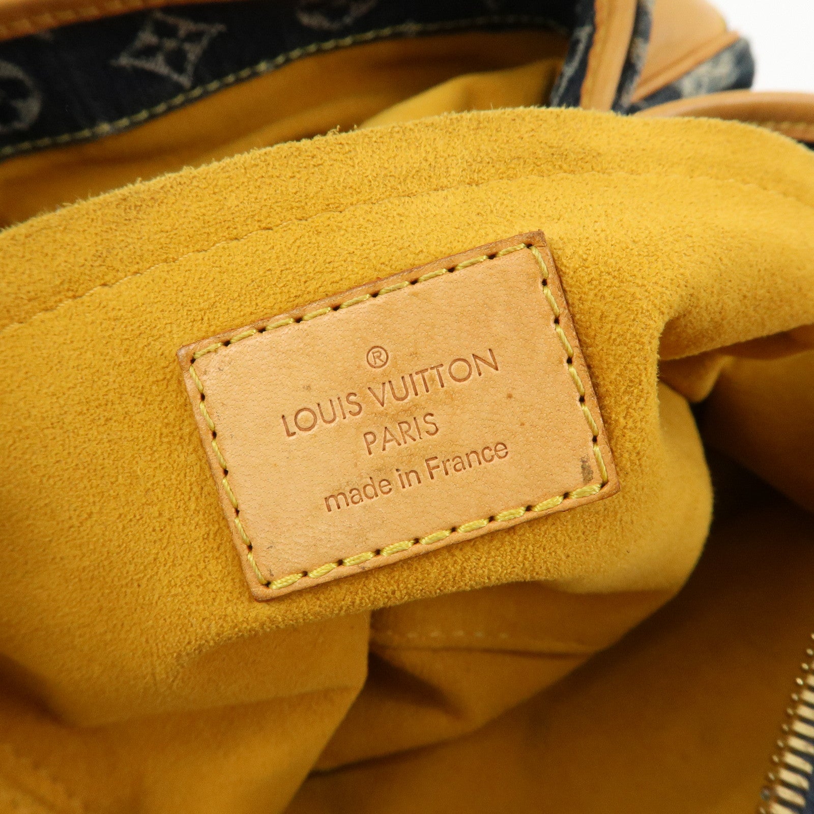 Louis Vuitton Monogram Denim Cabas Raye GM 2Way Hand Bag M95336