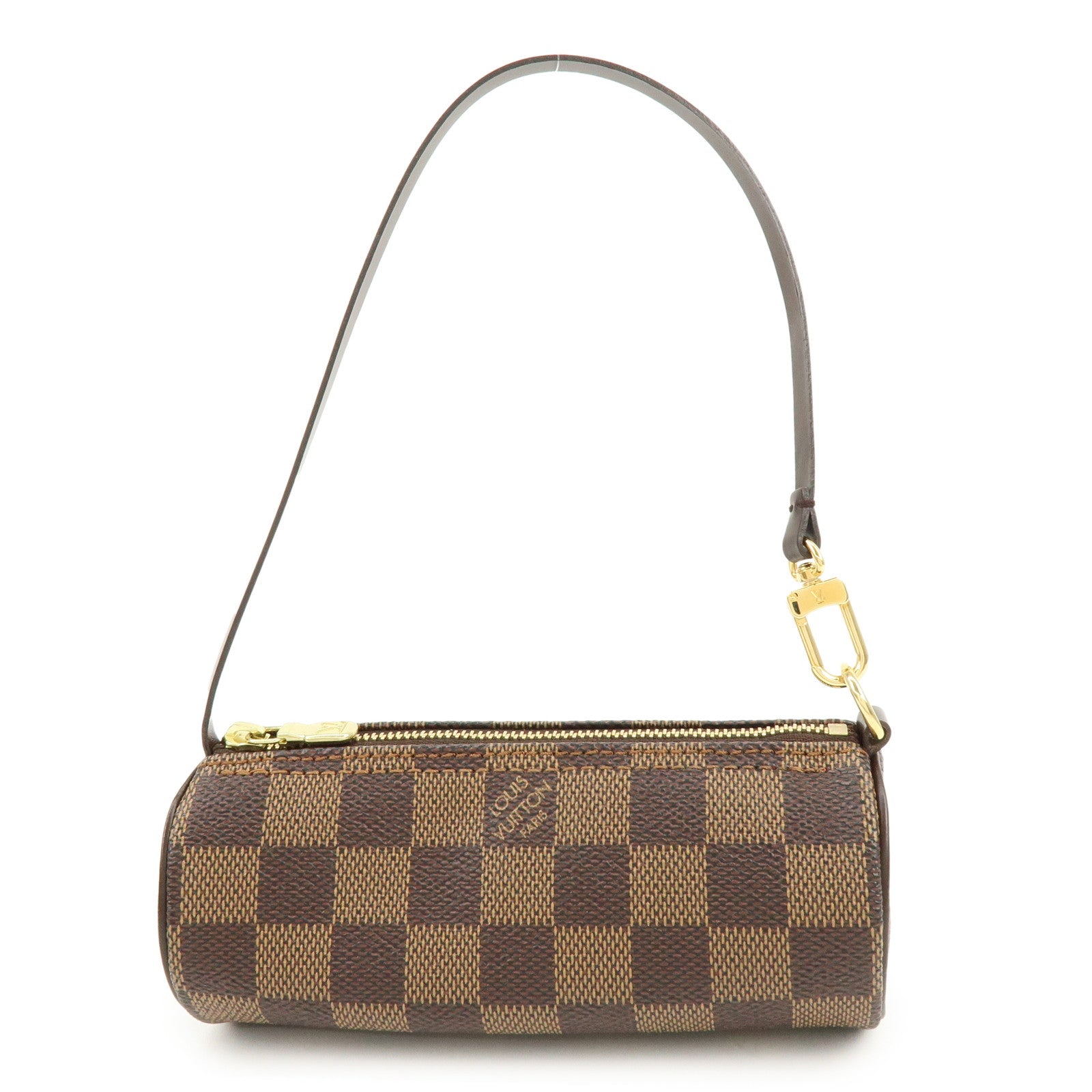 Louis Vuitton Damier Ebene Mini Pouch for Papillon Bag Brown