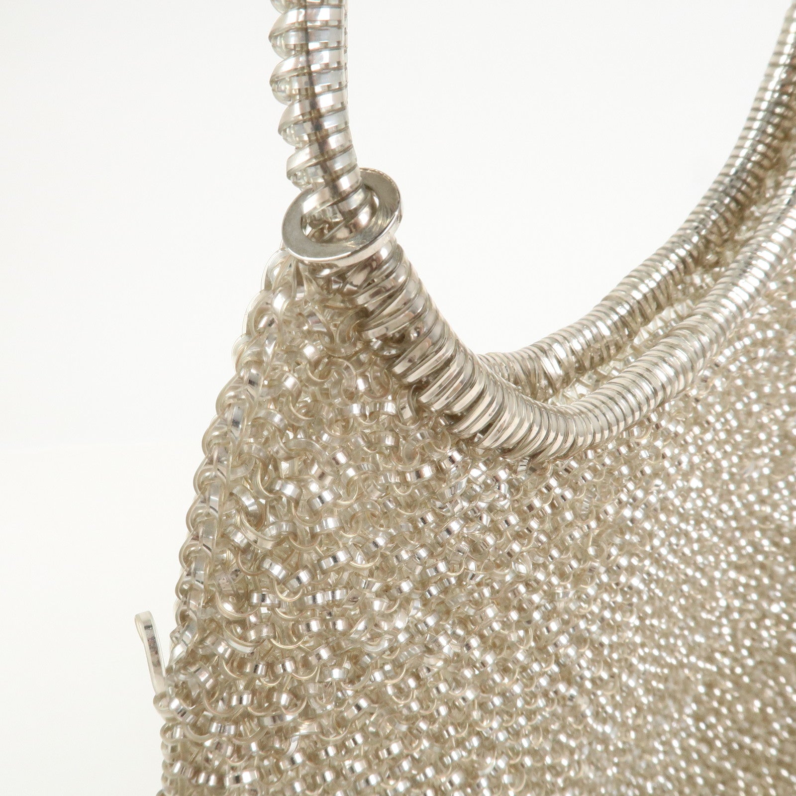 ANTEPRIMA PVC Hand Bag Shoulder Bag Clear Champagne Gold