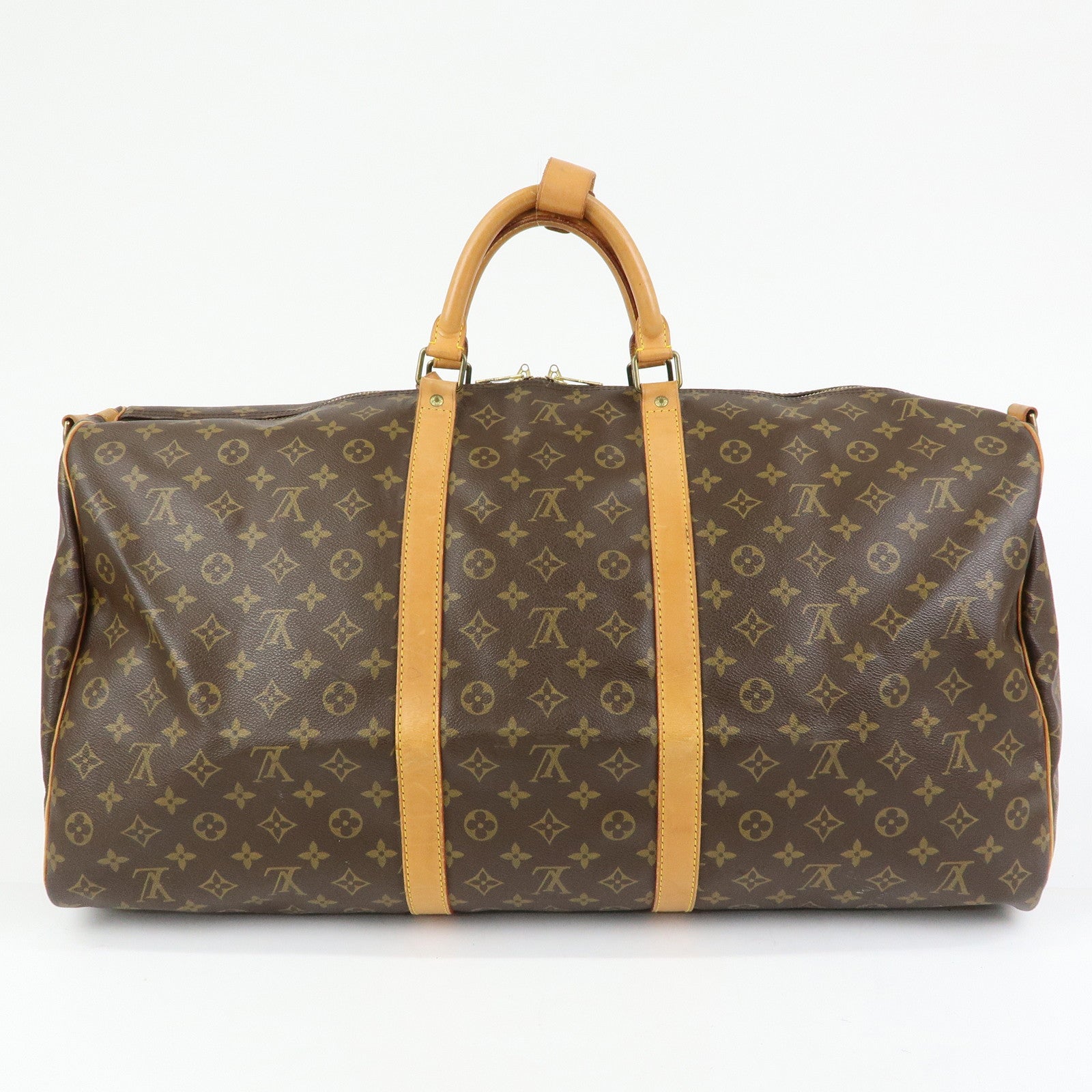 Louis Vuitton Monogram Keep All Bandouliere 60 Boston Bag M41412