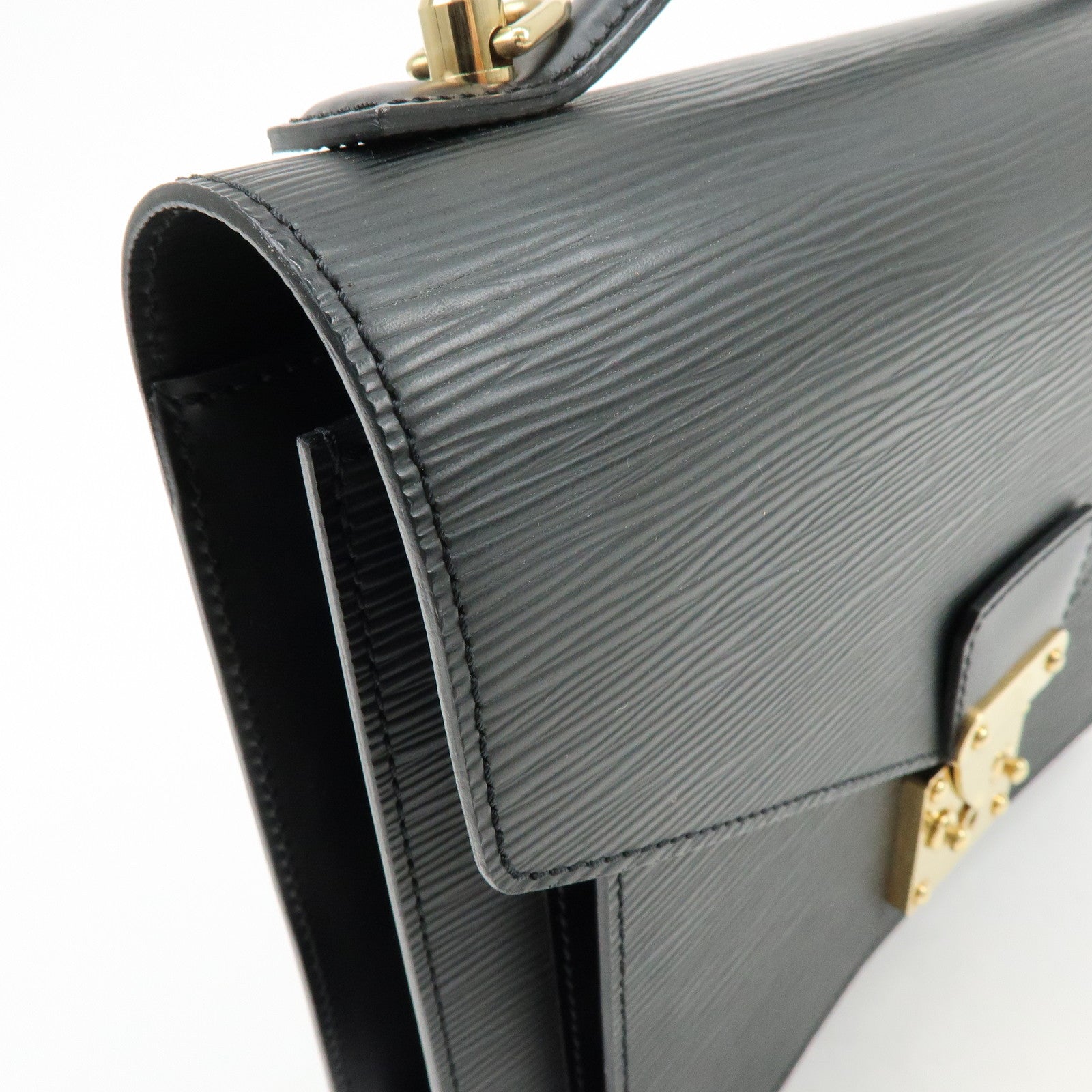 Louis Vuitton Epi Monceau 2Way Shoulder Bag Hand Bag Noir M52122