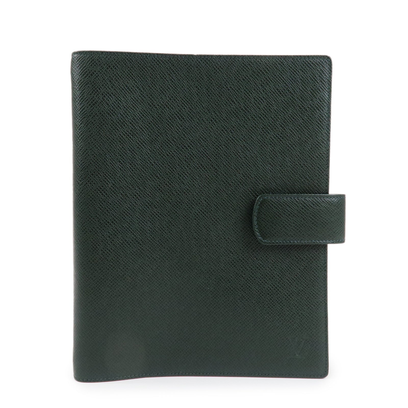Louis Vuitton Taiga Leather Agenda GM Planner Cover Epicea R20404 Used