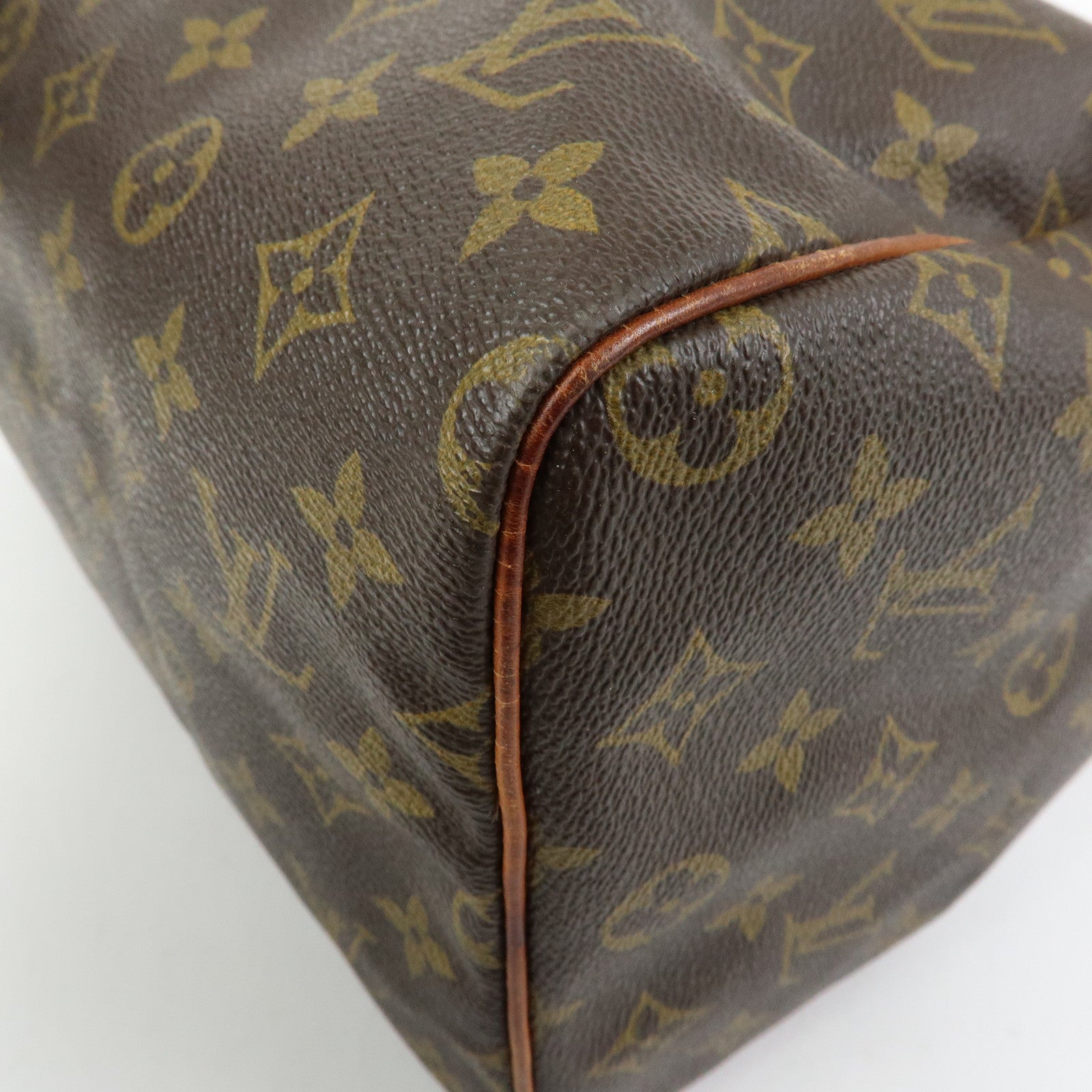 Louis Vuitton Monogram Speedy 30 Boston Bag Hand Bag Brown M41526