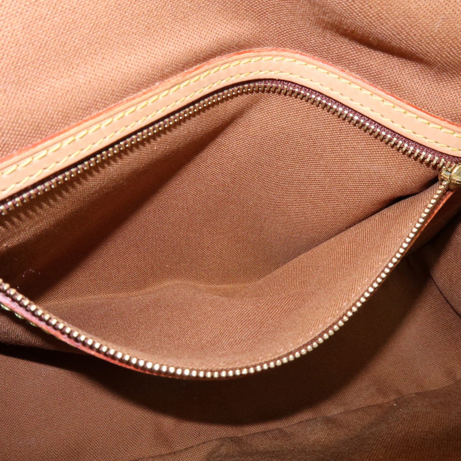 Louis Vuitton Monogram Sologne Canvas Shoulder Bag Brown M42250