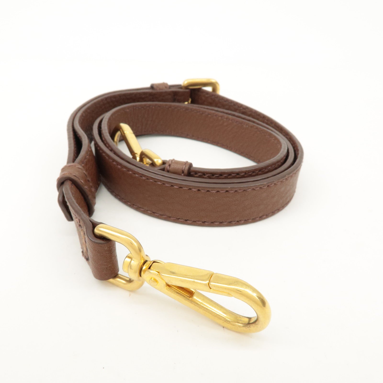 PRADA Vitello Daino Leather 2Way Tote Bag Shoulder Bag BN2545 Used