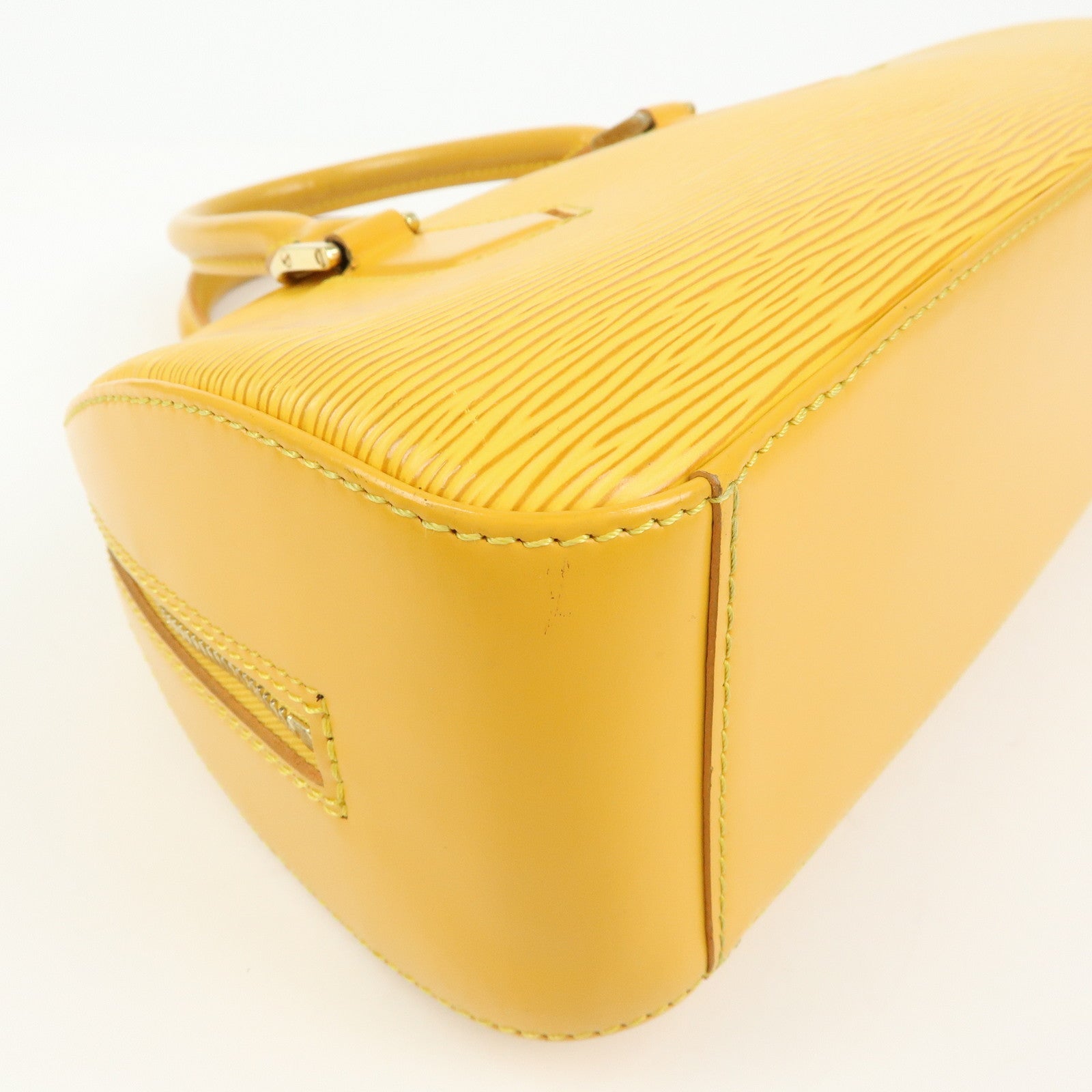 Louis Vuitton Epi Jasmine Boston Hand Bag Tassilli Yellow M52089