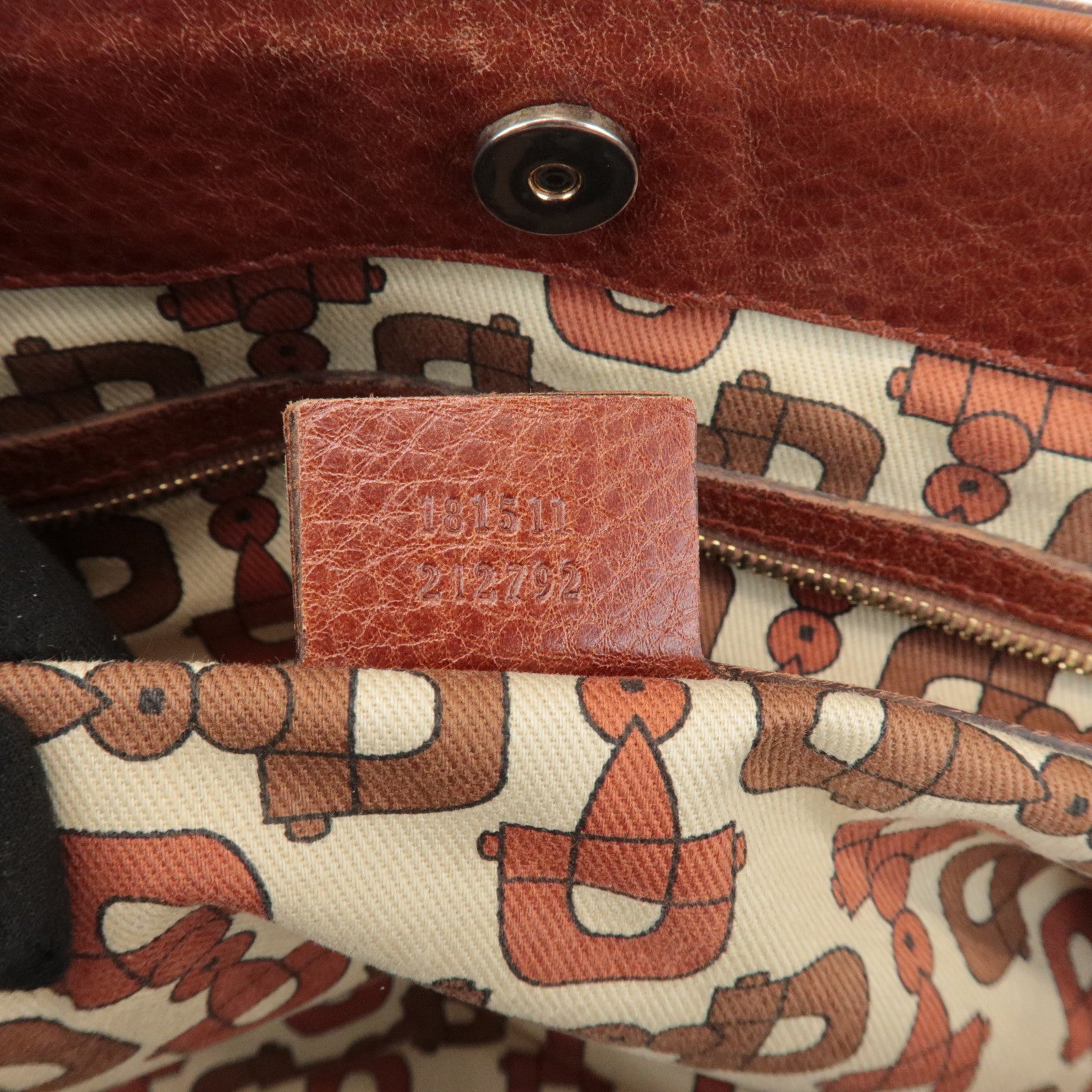 GUCCI Guccissima Leather Tote Bag Hand Bag Brown 181511