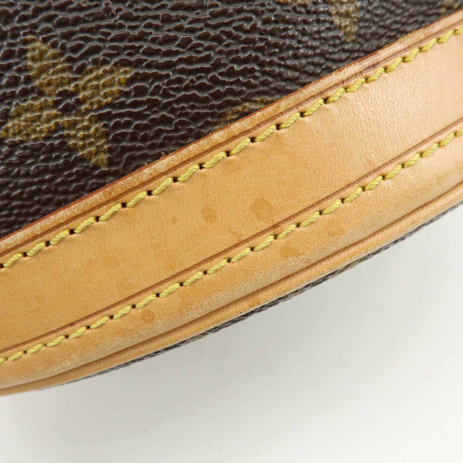 Louis Vuitton Monogram Canvas Bucket PM Hand Bag Brown M42238