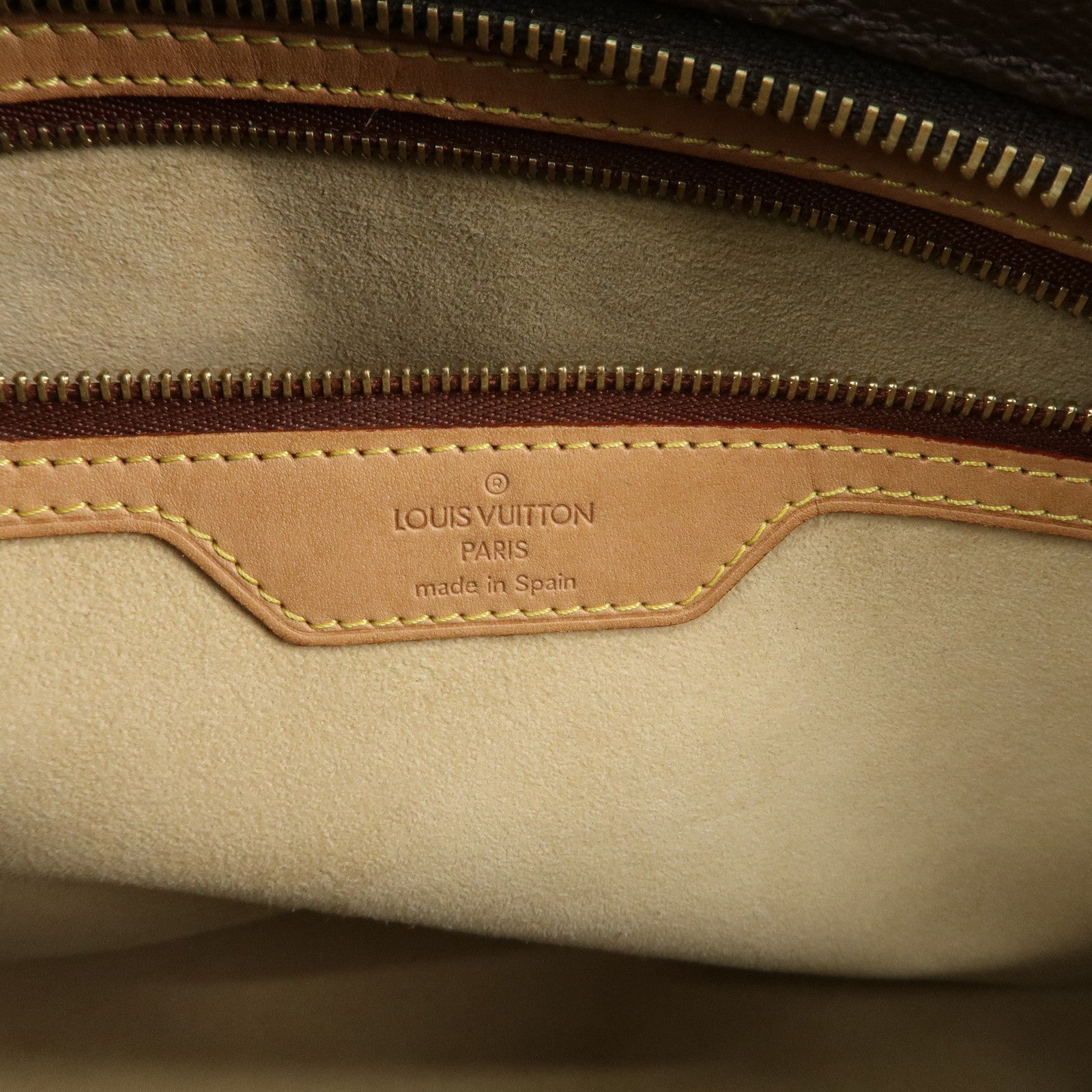 Louis Vuitton Monogram Luco Tote Bag Shoulder Bag Brown M51155