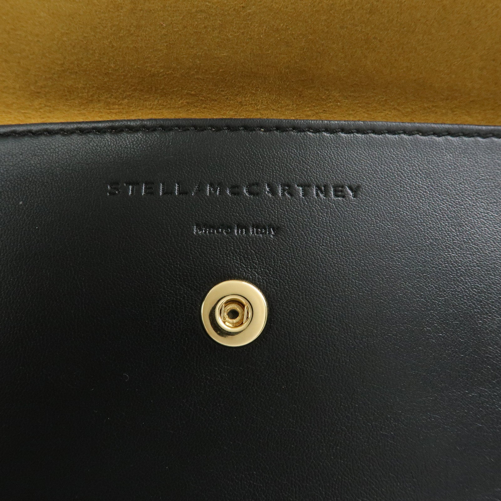 STELLA MCCARTNEY Leather 2Way Hand Bag Shoulder Bag Black