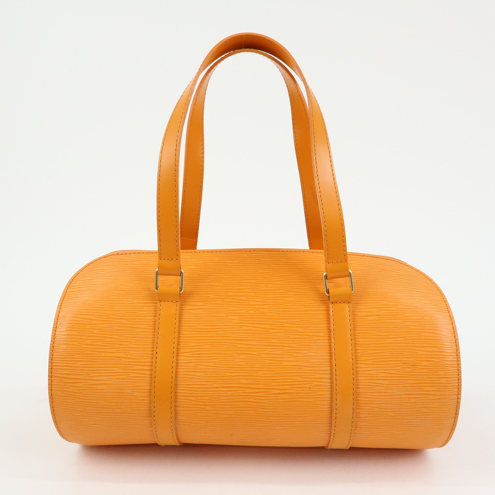 Louis Vuitton Epi Soufflot Hand Bag Mandarin Orange M5222H