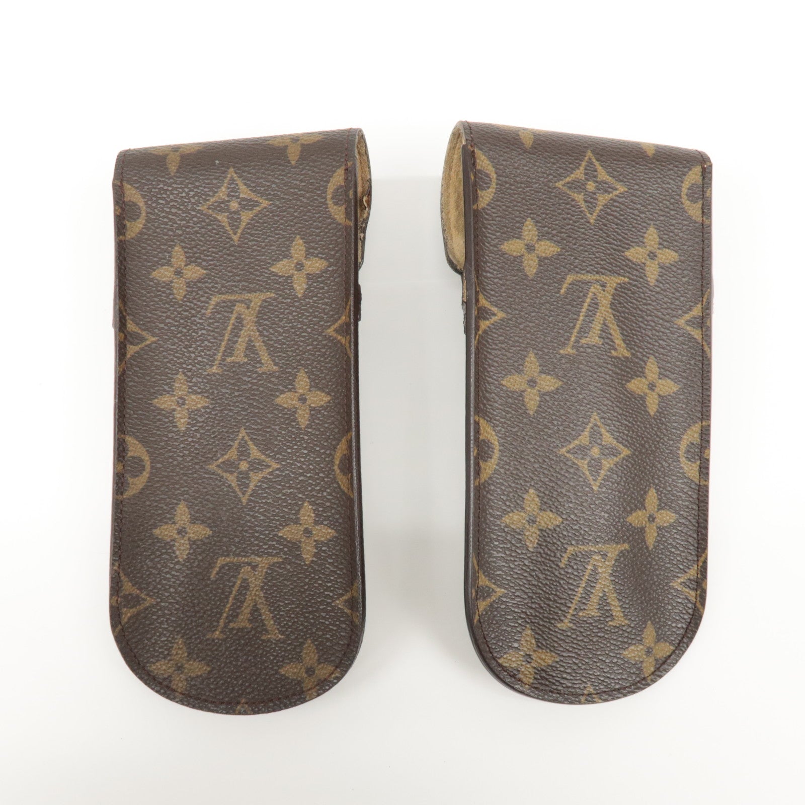 Louis Vuitton Monogram Set of 2 Glasses Case M62970 Used