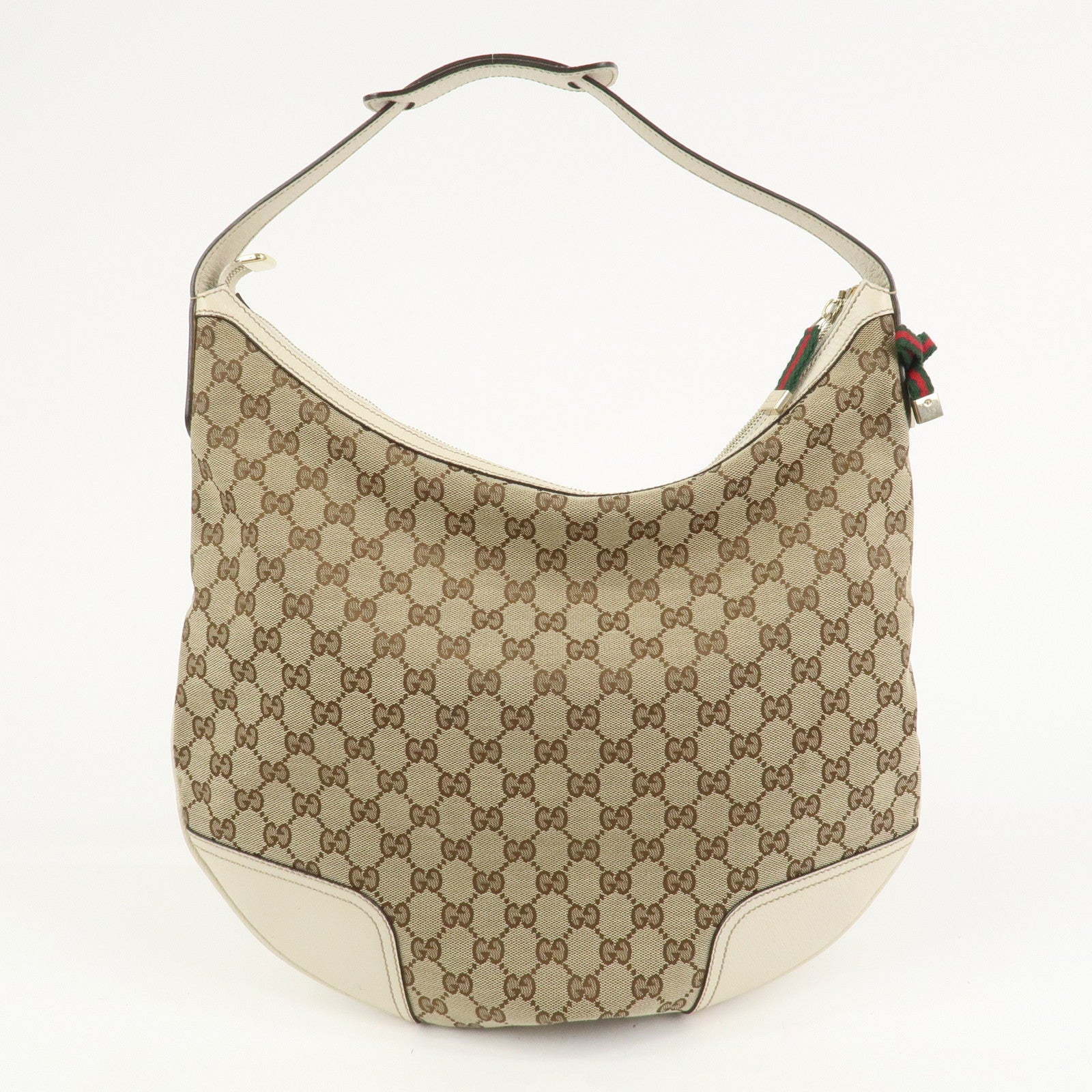 GUCCI Princy Sherry Leather Shoulder Bag Hand Bag Brown 162882