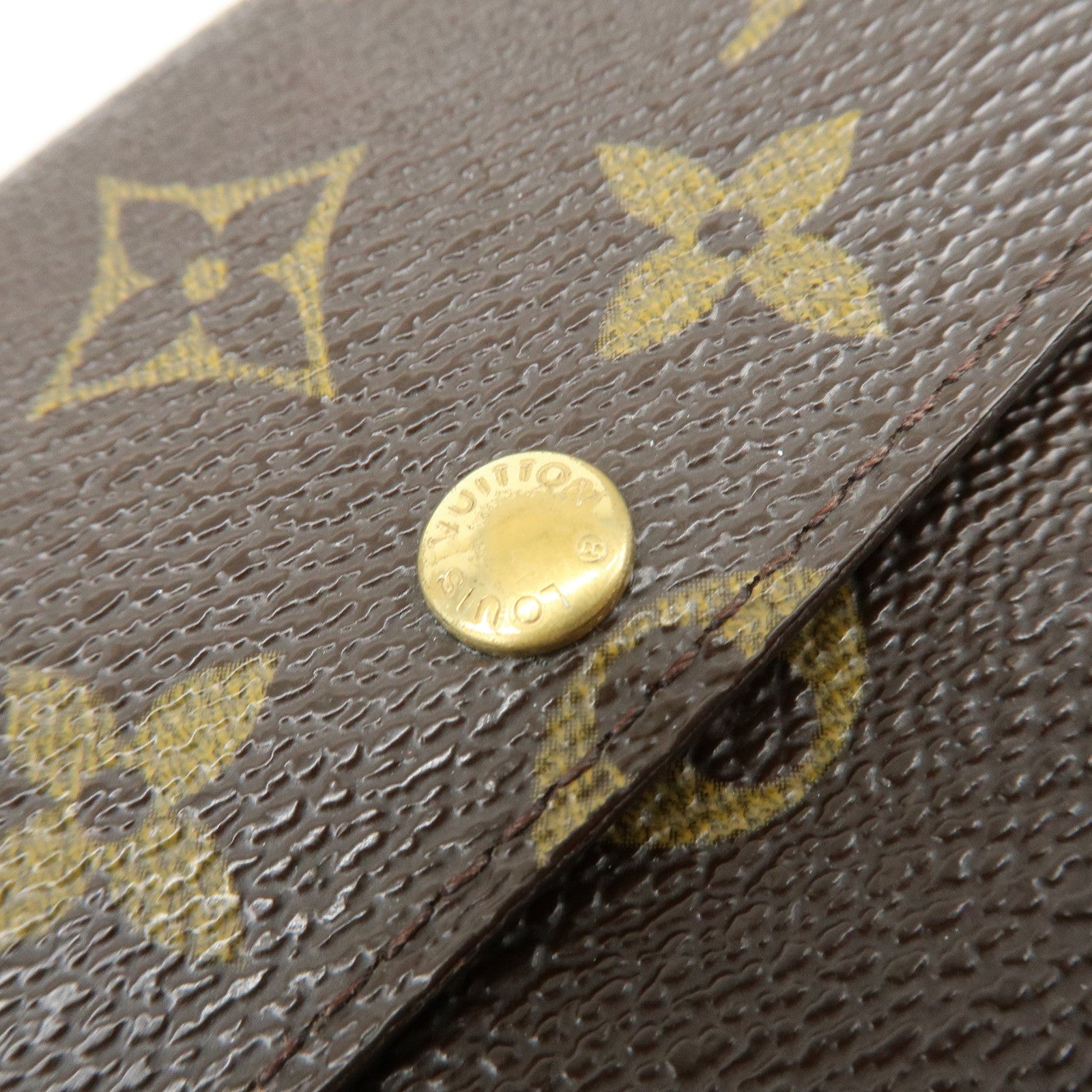 Louis Vuitton Monogram Portefeuille Sarah Long Wallet Brown M61734