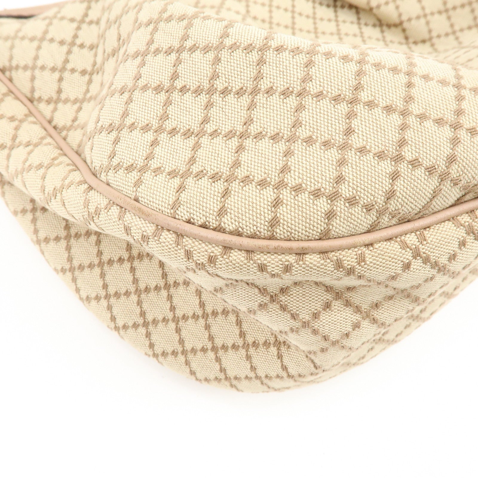 GUCCI Sukey Interlocking G Diamante Canvas Shoulder Bag 232955