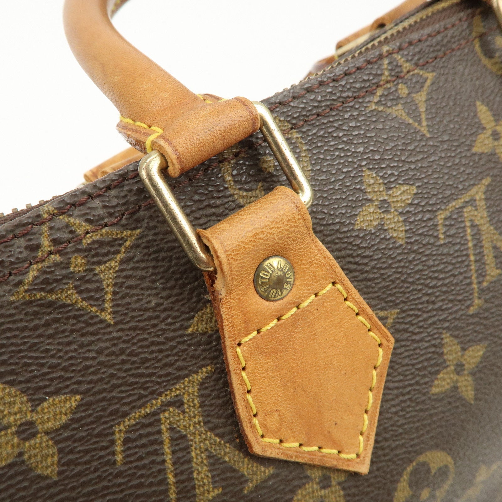 Louis Vuitton Monogram Speedy 25 Boston Bag Hand Bag Brown M41528