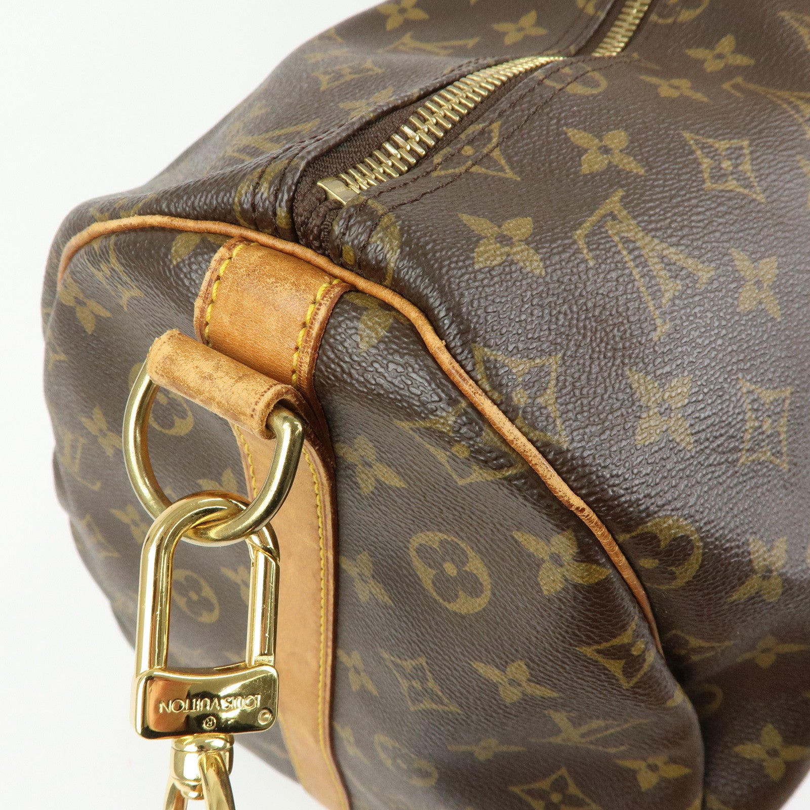 Louis Vuitton Monogram Keep All Bandouliere 55 Boston Bag M41414