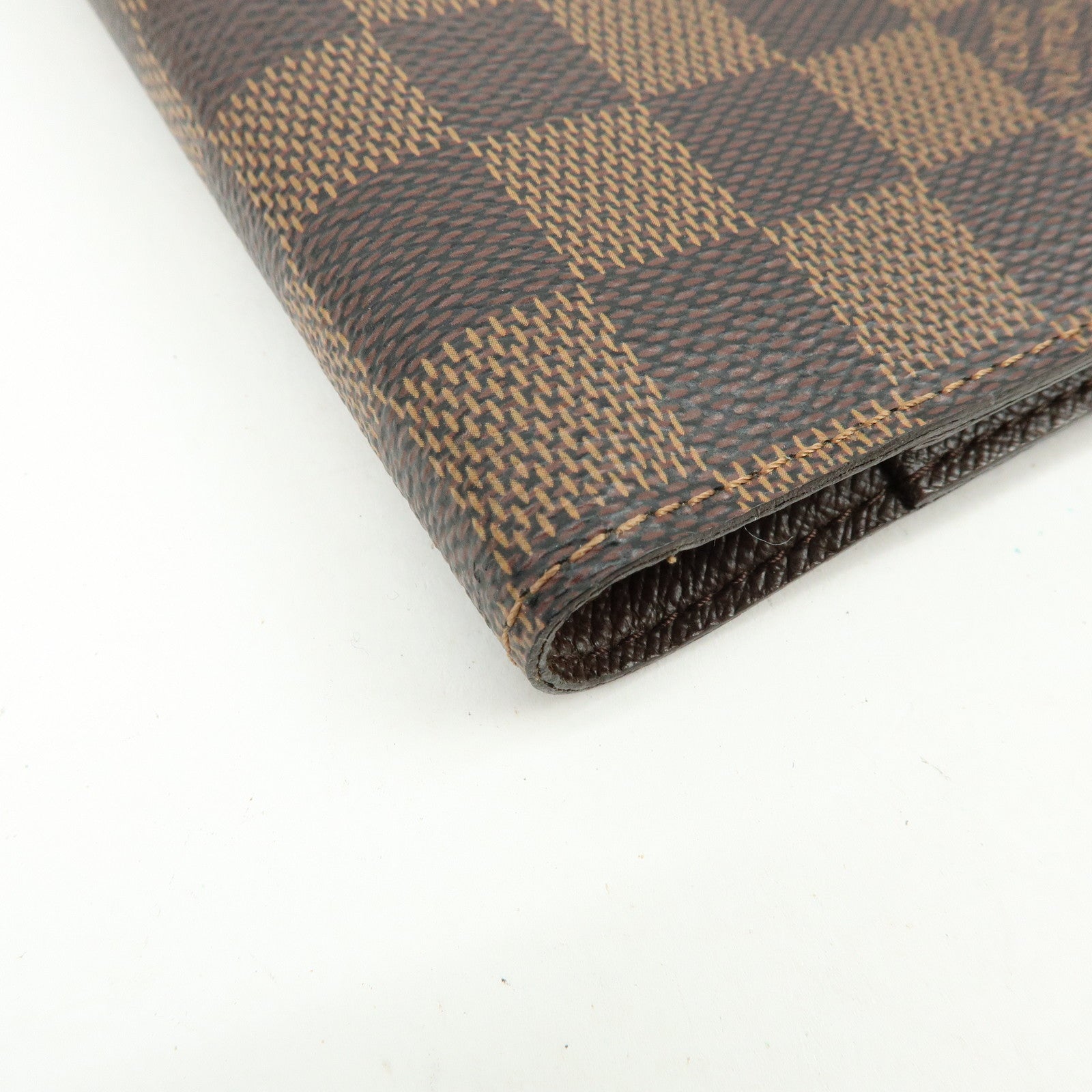 Louis Vuitton Damier Agenda PM Planner Cover Brown R20700