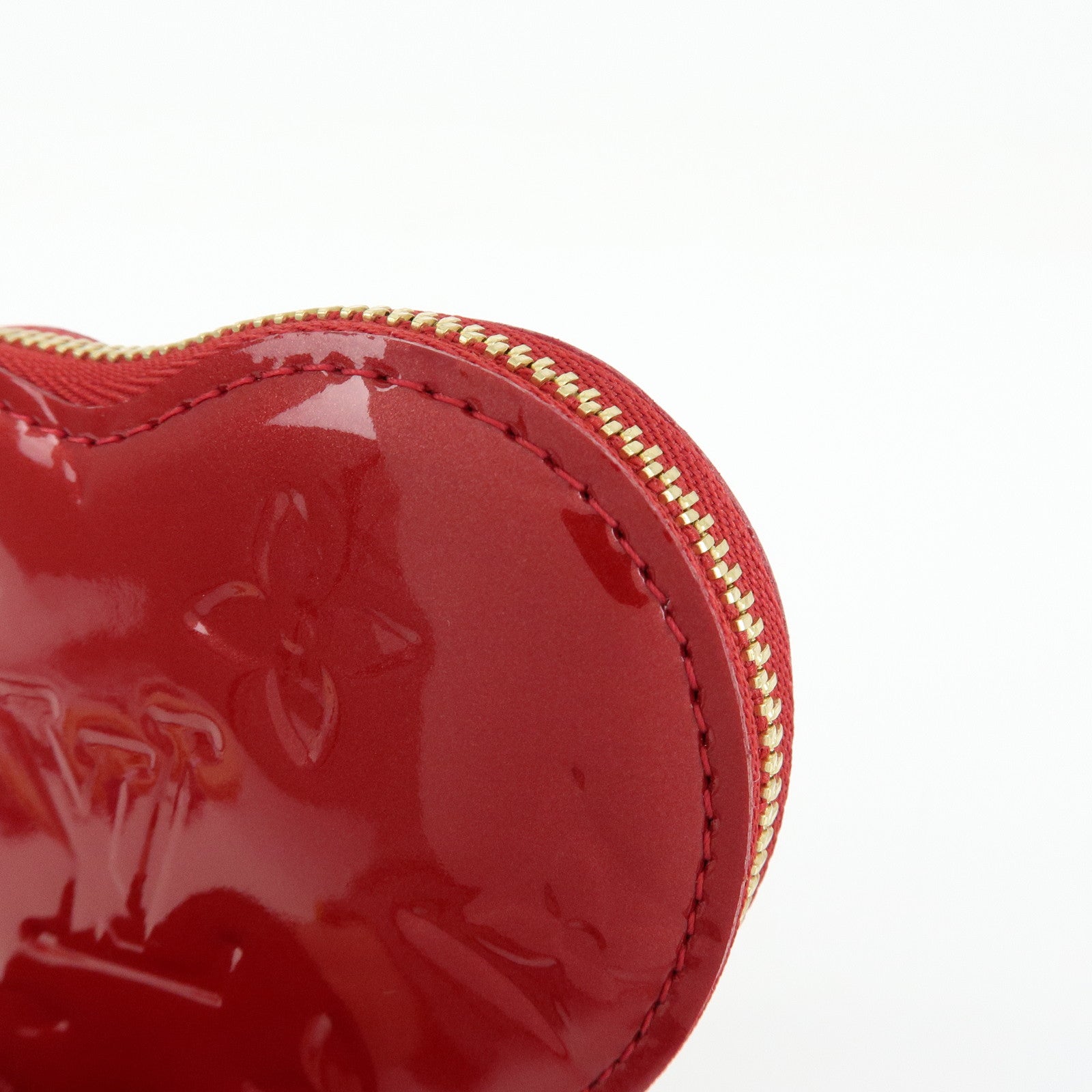 Louis Vuitton Monogram Vernis Porte Monnaie Coeur Coin Case M93562