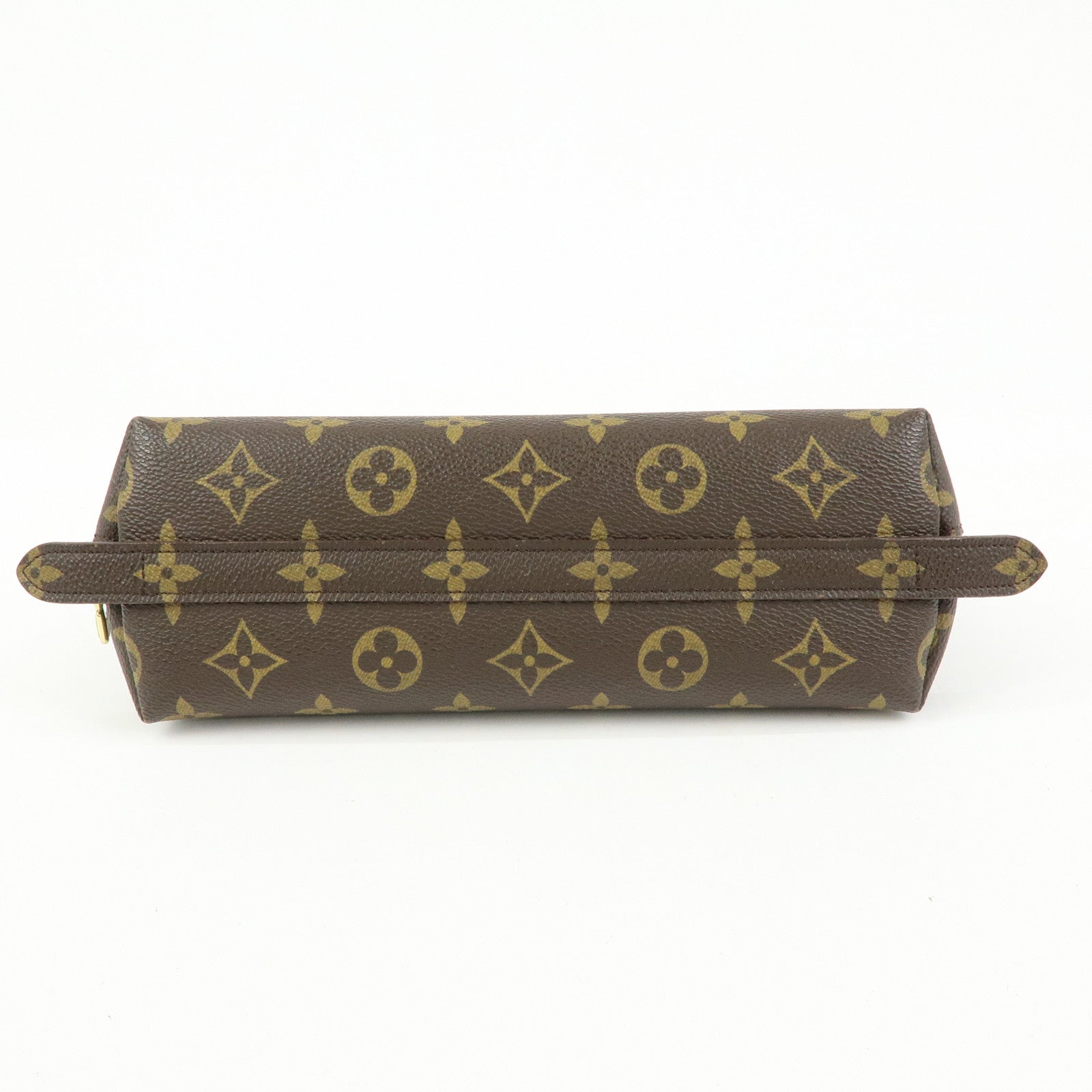 Louis Vuitton Monogram Trousse Demi Ronde Pouch Makeup Bag M47520
