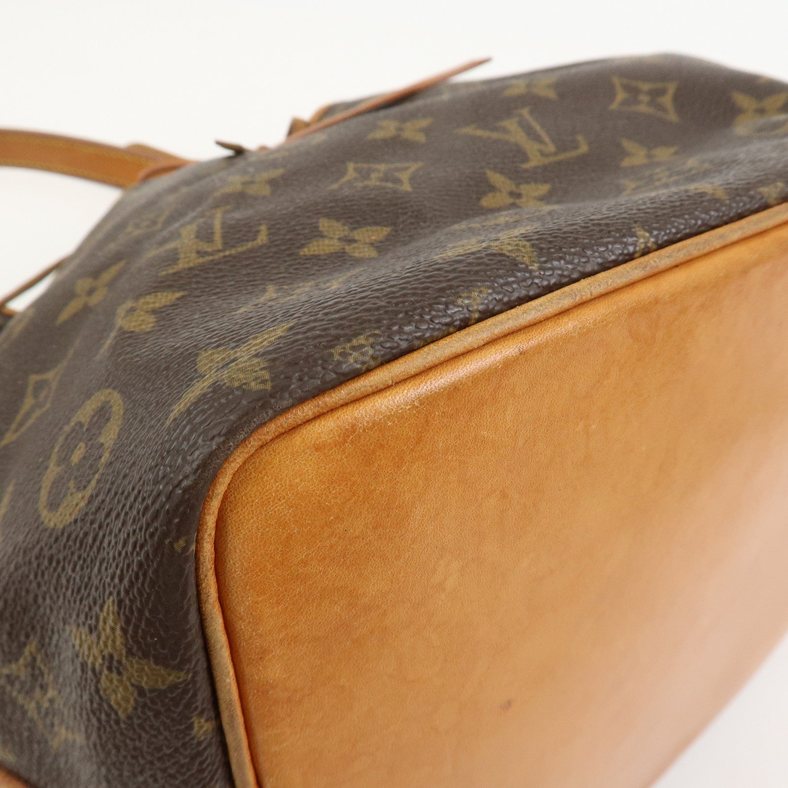 Louis Vuitton Monogram Petit Noe Shoulder Bag Brown M42226