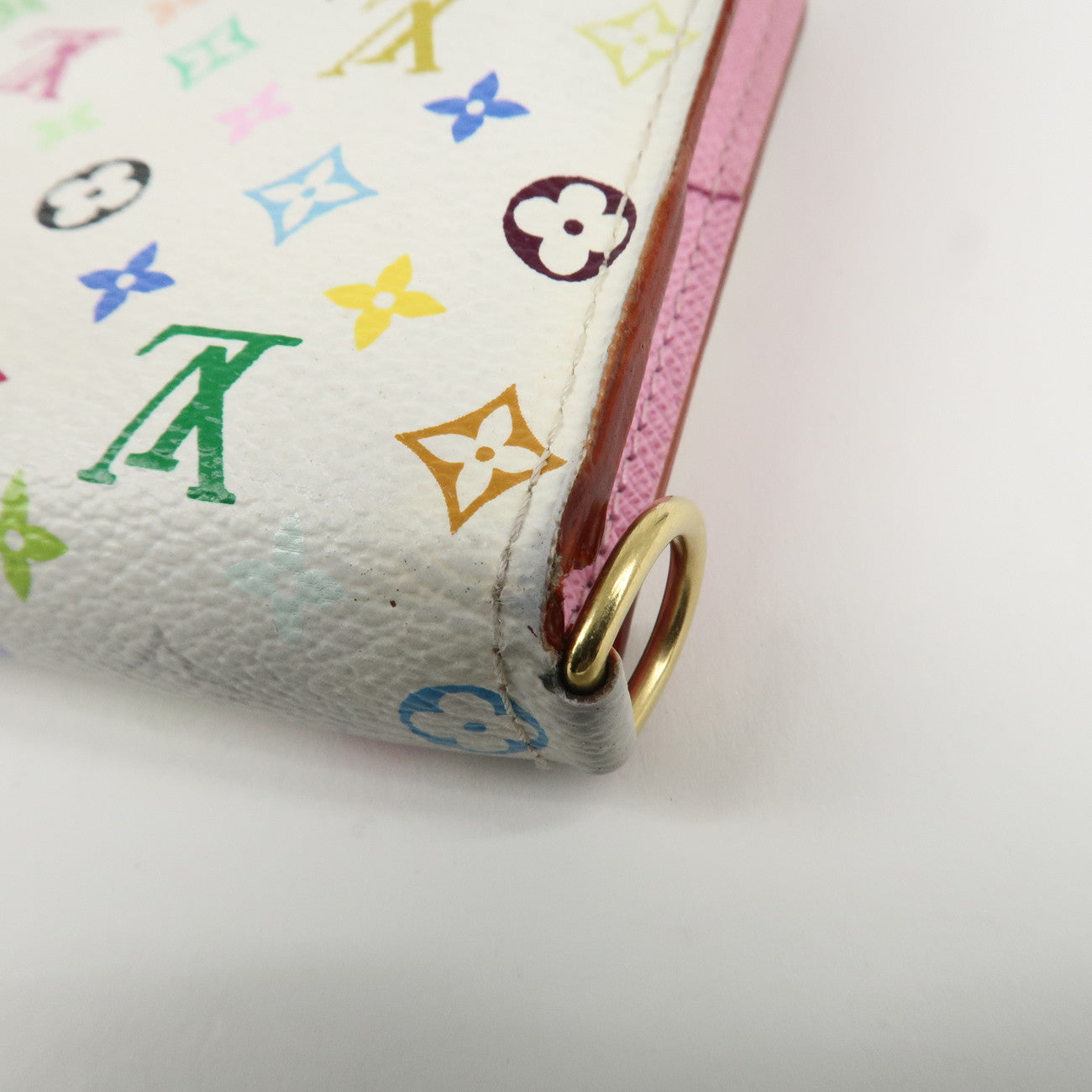 Louis Vuitton Monogram Portefeuille Insolite Wallet Blanc M93751 Used