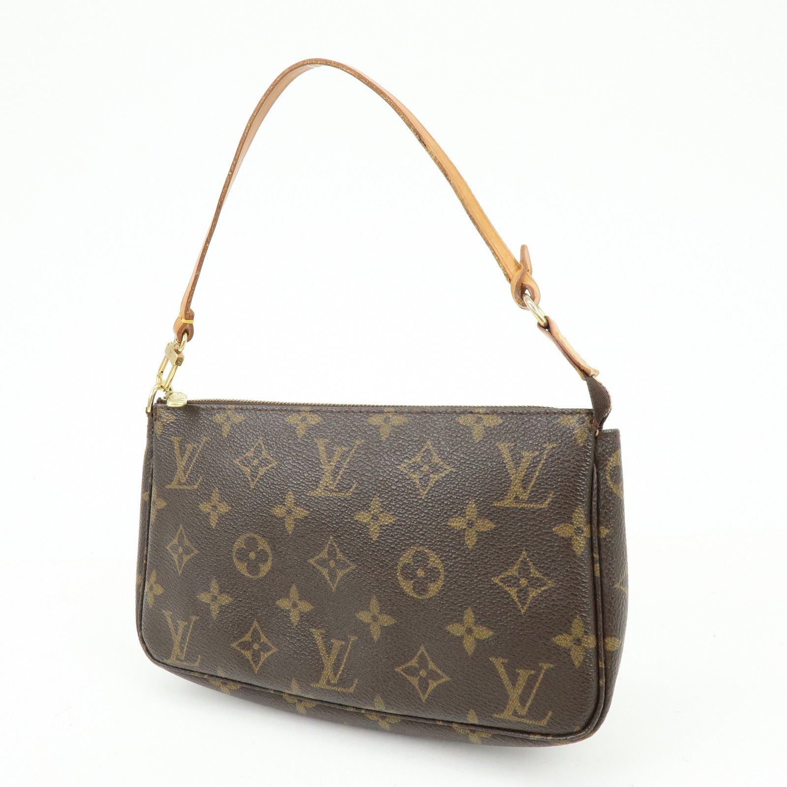 Louis Vuitton Monogram Pochette Accessoires Pouch Hand Bag M51980