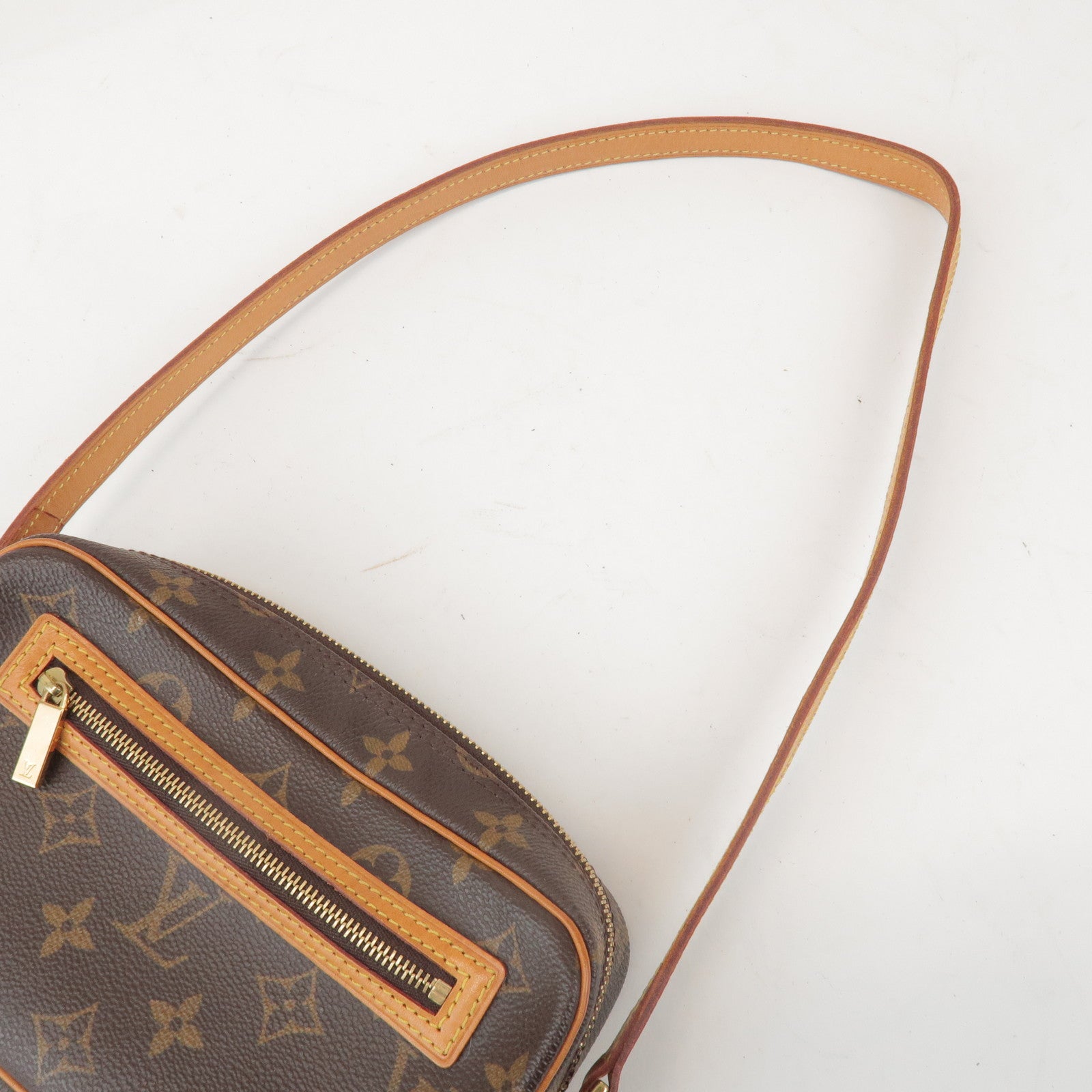 Louis Vuitton Monogram Pochette Cite Shoulder Bag Brown M51183