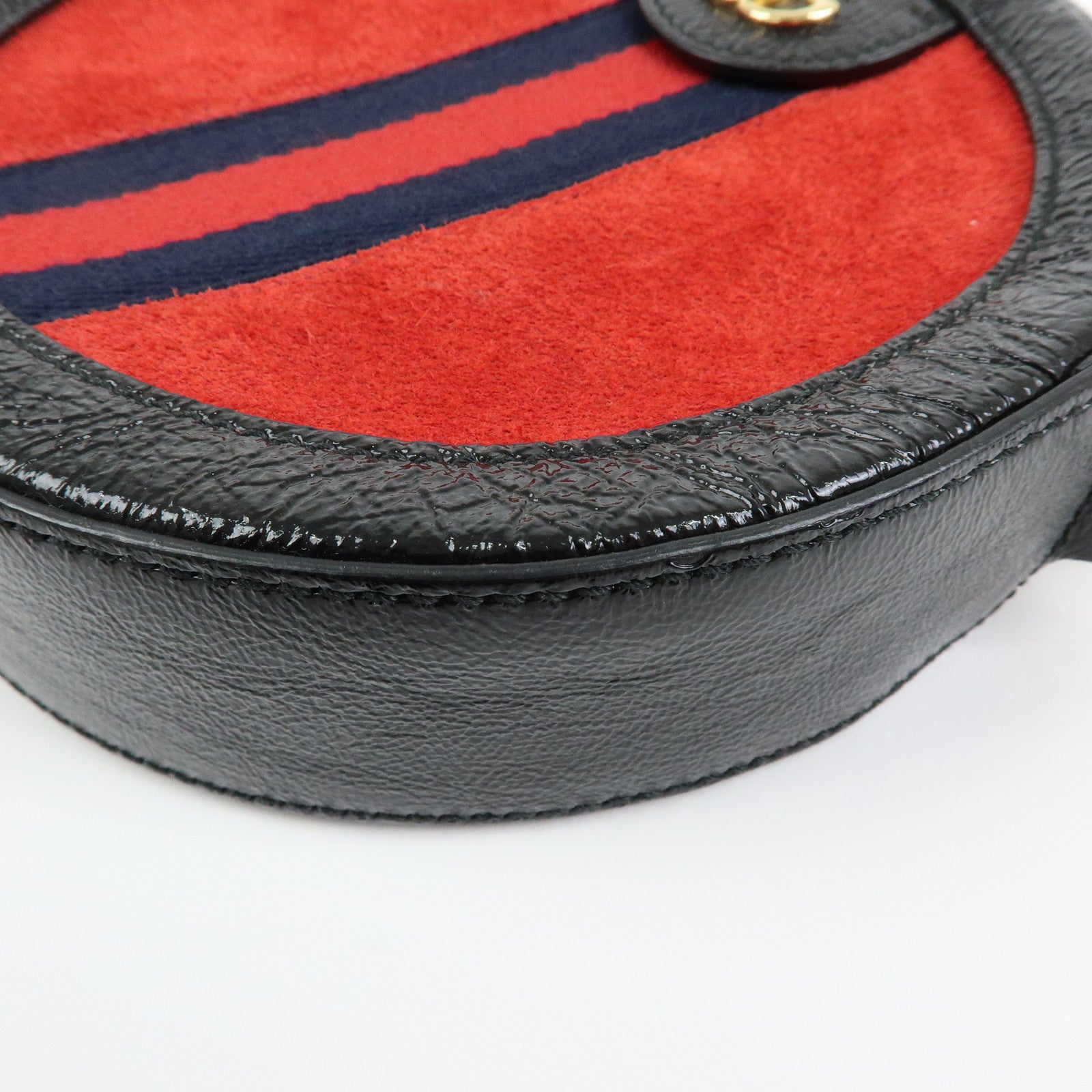 GUCCI Ophidia Sherry Double G Round Mini Chain Shoulder Bag 550618