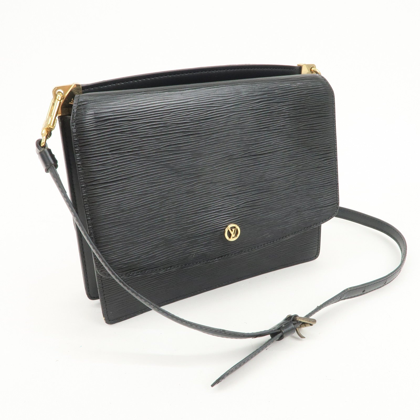 Louis Vuitton Epi Grenelle Shoulder Bag Crossbody Bag Noir M52362