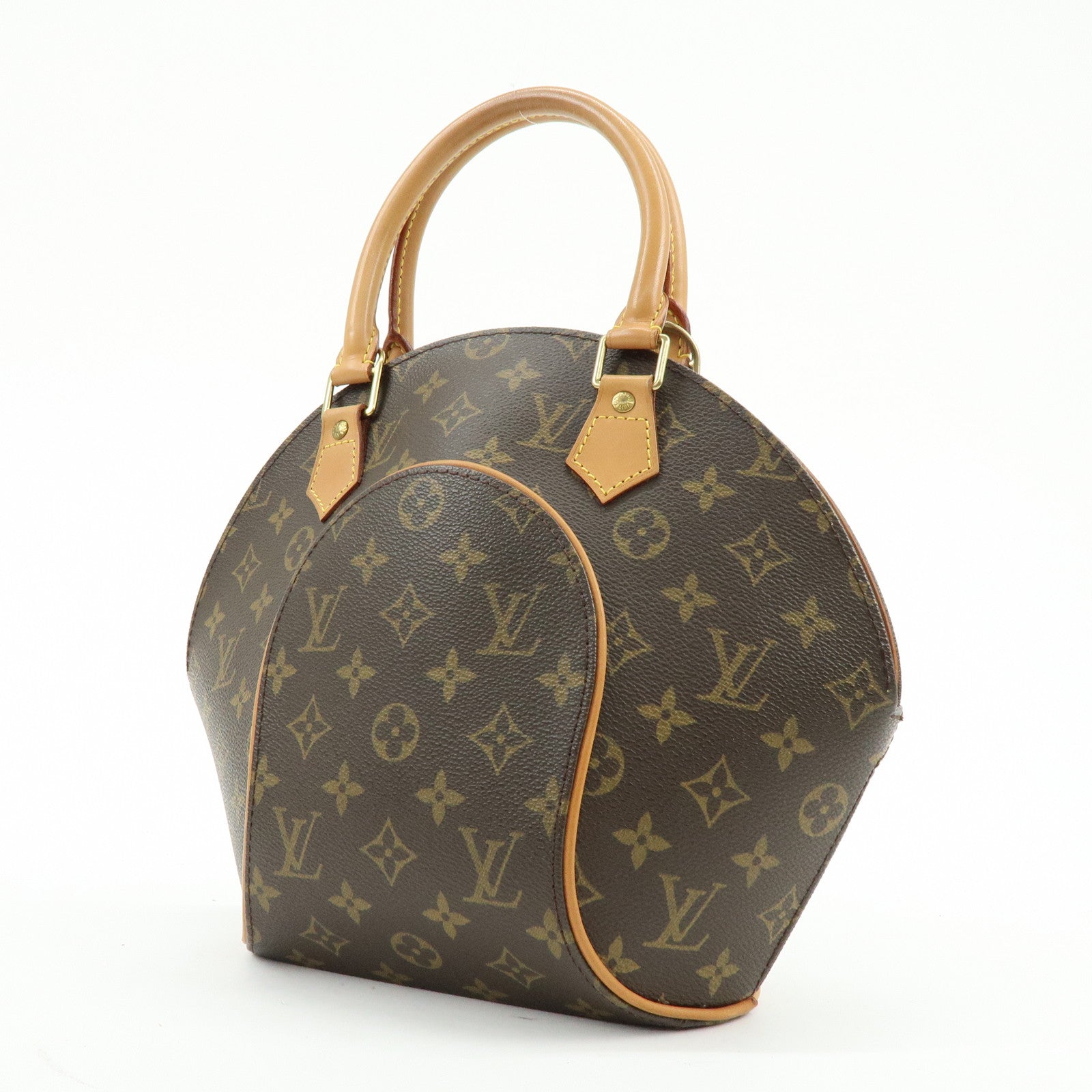 Louis Vuitton Monogram Ellipse PM Hand Bag Brown M51127