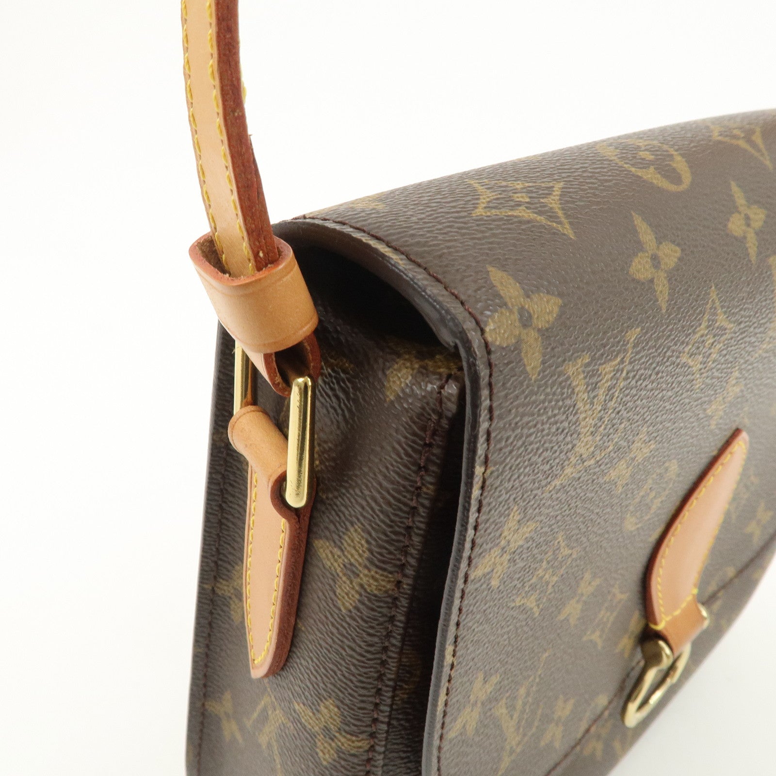 Louis Vuitton Monogram Saint Cloud GM Shoulder Bag Brown M51242
