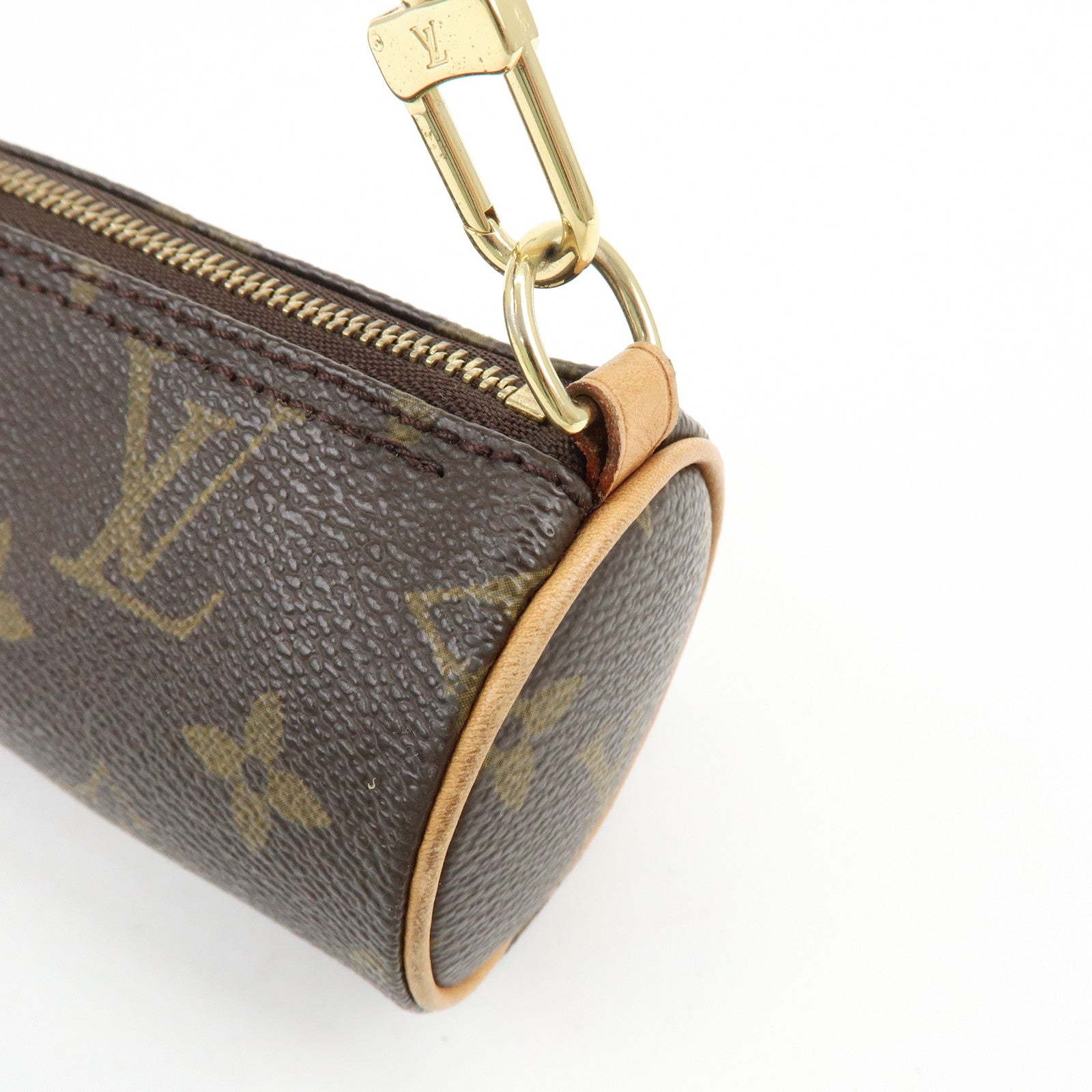 Louis Vuitton Monogram Canvas Mini Pouch for Papillon Bag Brown