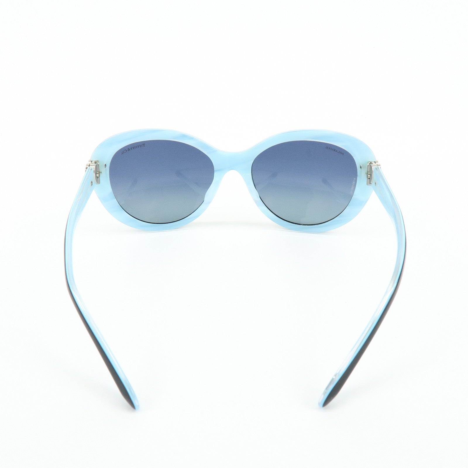 Tiffany & Co Return to Tiffany Plastic Sunglasses Black Light Blue