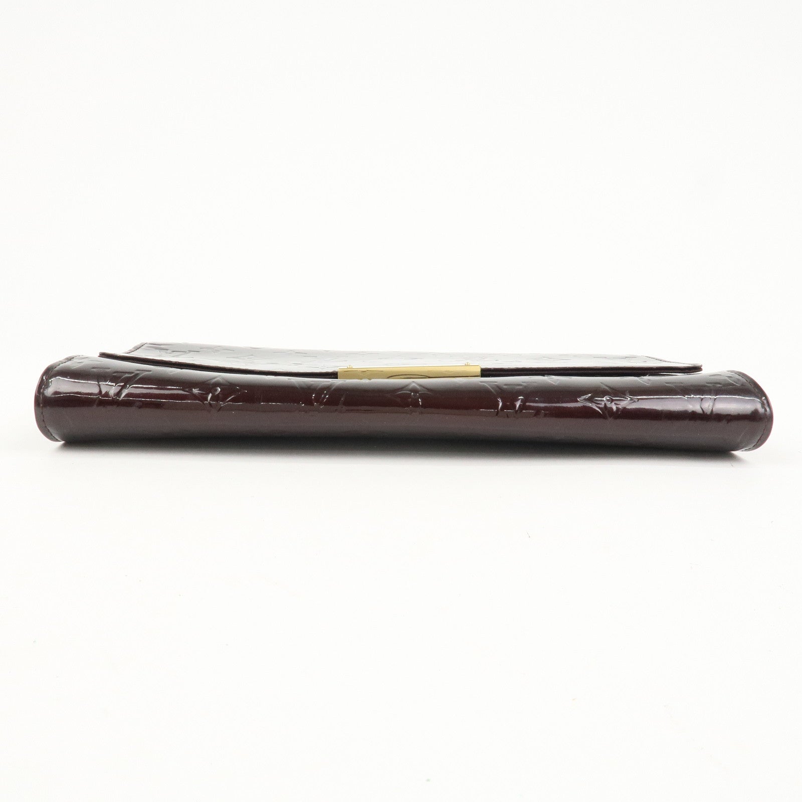 Louis Vuitton Monogram Vernis Robertson Clutch Bag Amarante M91548