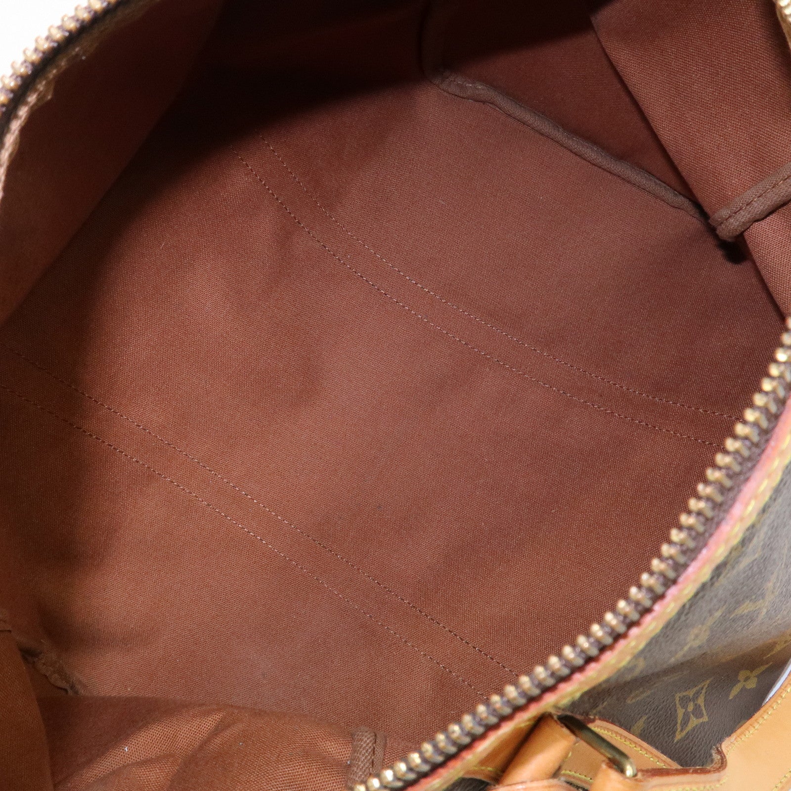 Louis Vuitton Monogram Sac Souple 35 Boston Bag Brown M41626